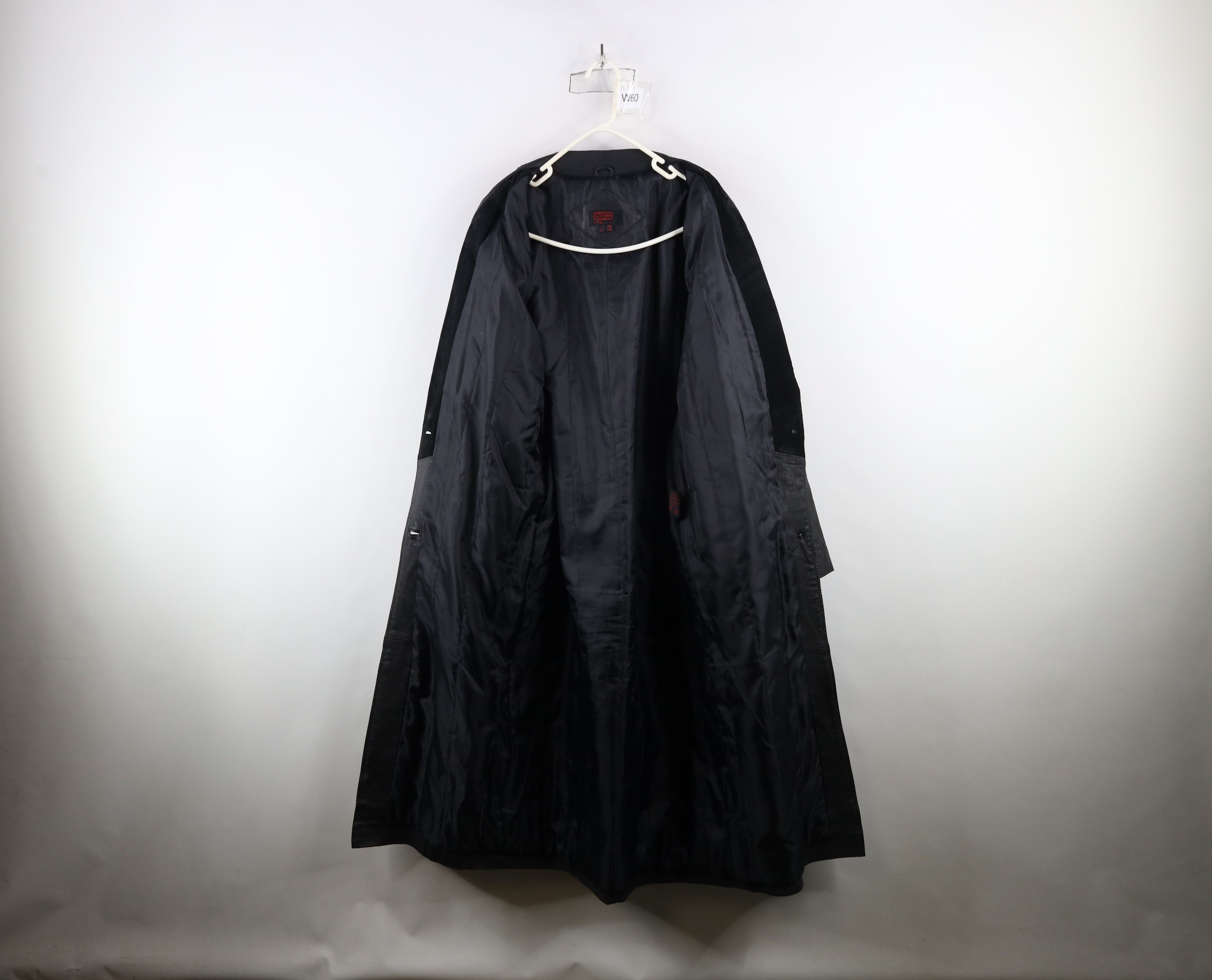 Vintage Vintage 90s Streetwear Paisley Leather Trench Coat Jacket Size L / US 10 / IT 46 - 11 Thumbnail
