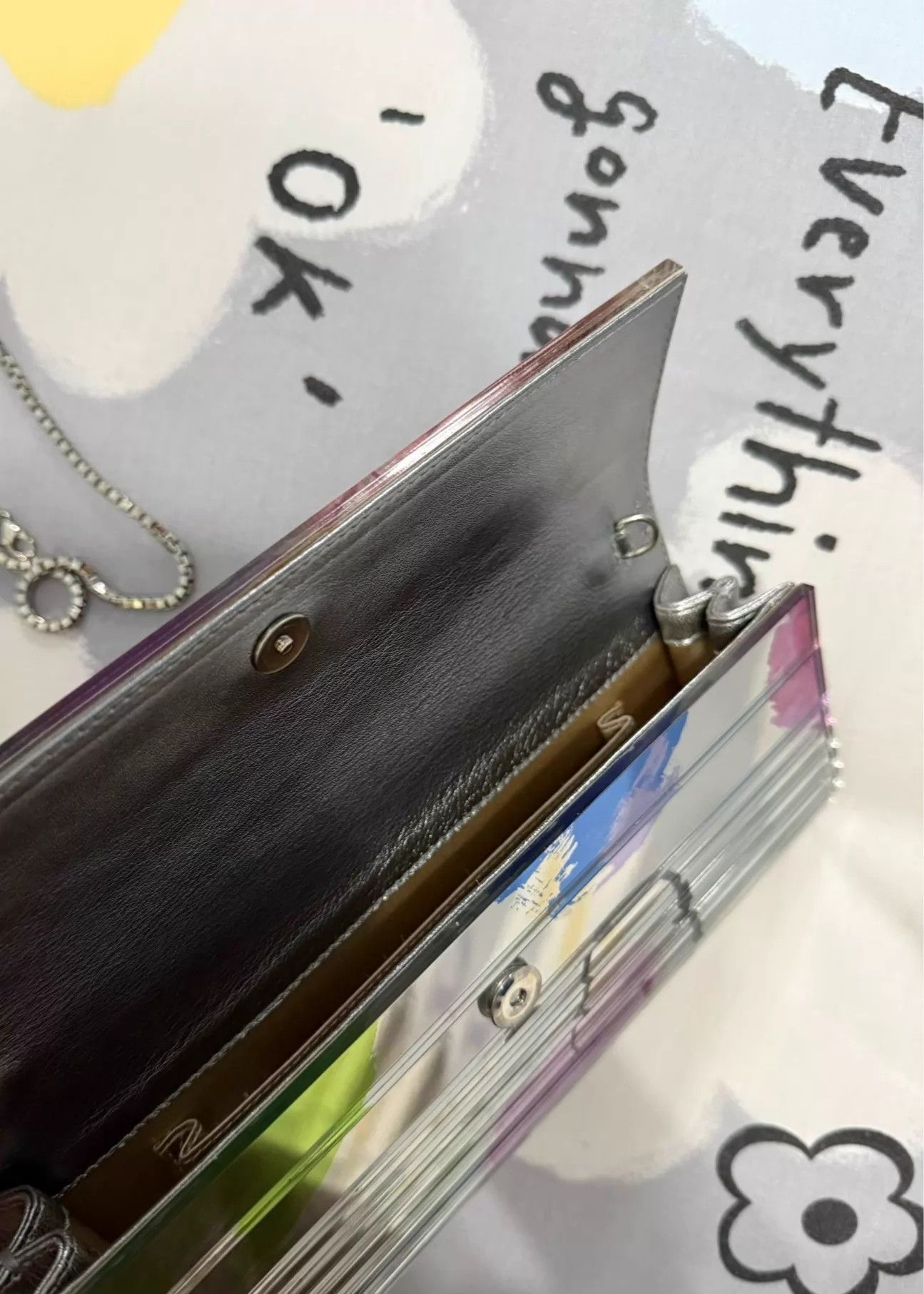 Jimmy Choo Jimmy Choo Vintage 95 New Unused Chain Crossbody Bag Size ONE SIZE - 3 Thumbnail
