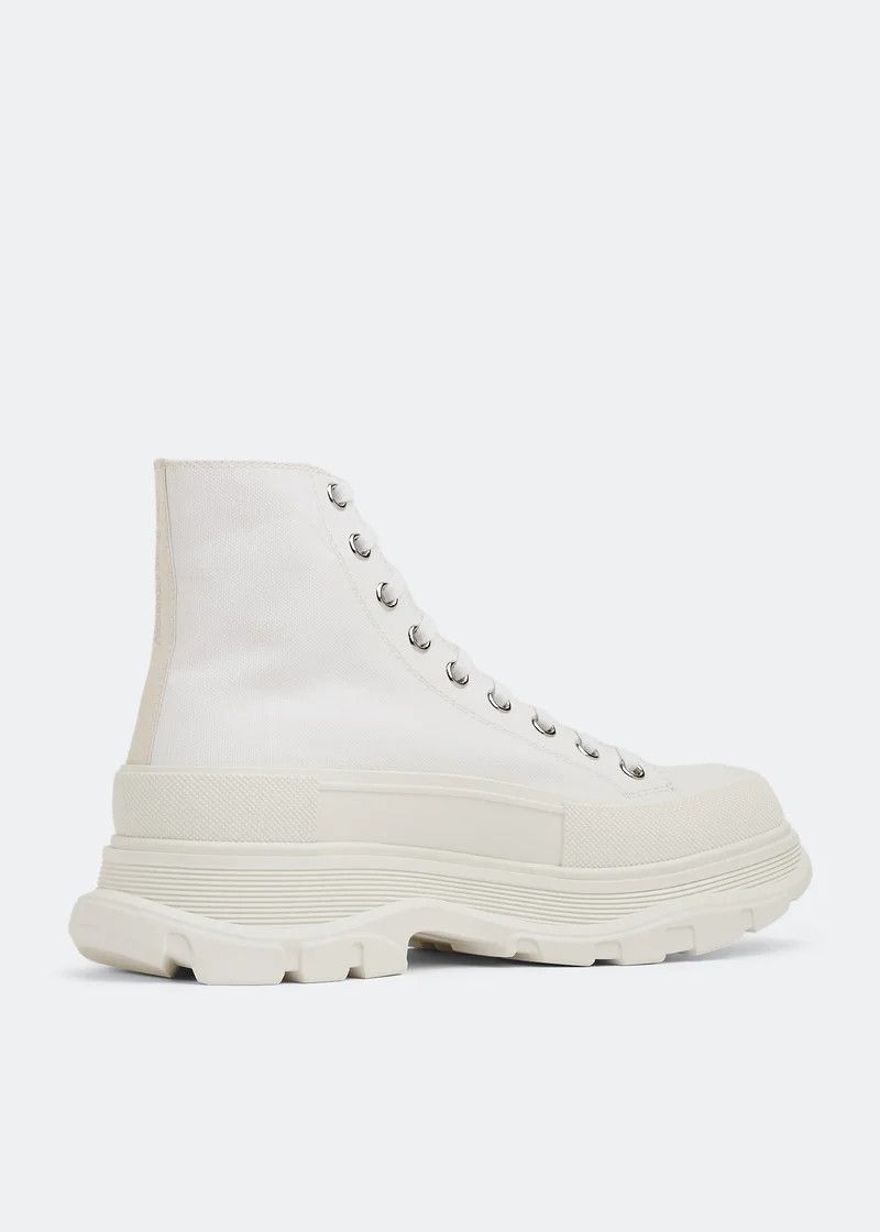 Alexander McQueen o1w1db10725 Tread Slick Boot in White Size US 8.5 / EU 41-42 - 3 Thumbnail