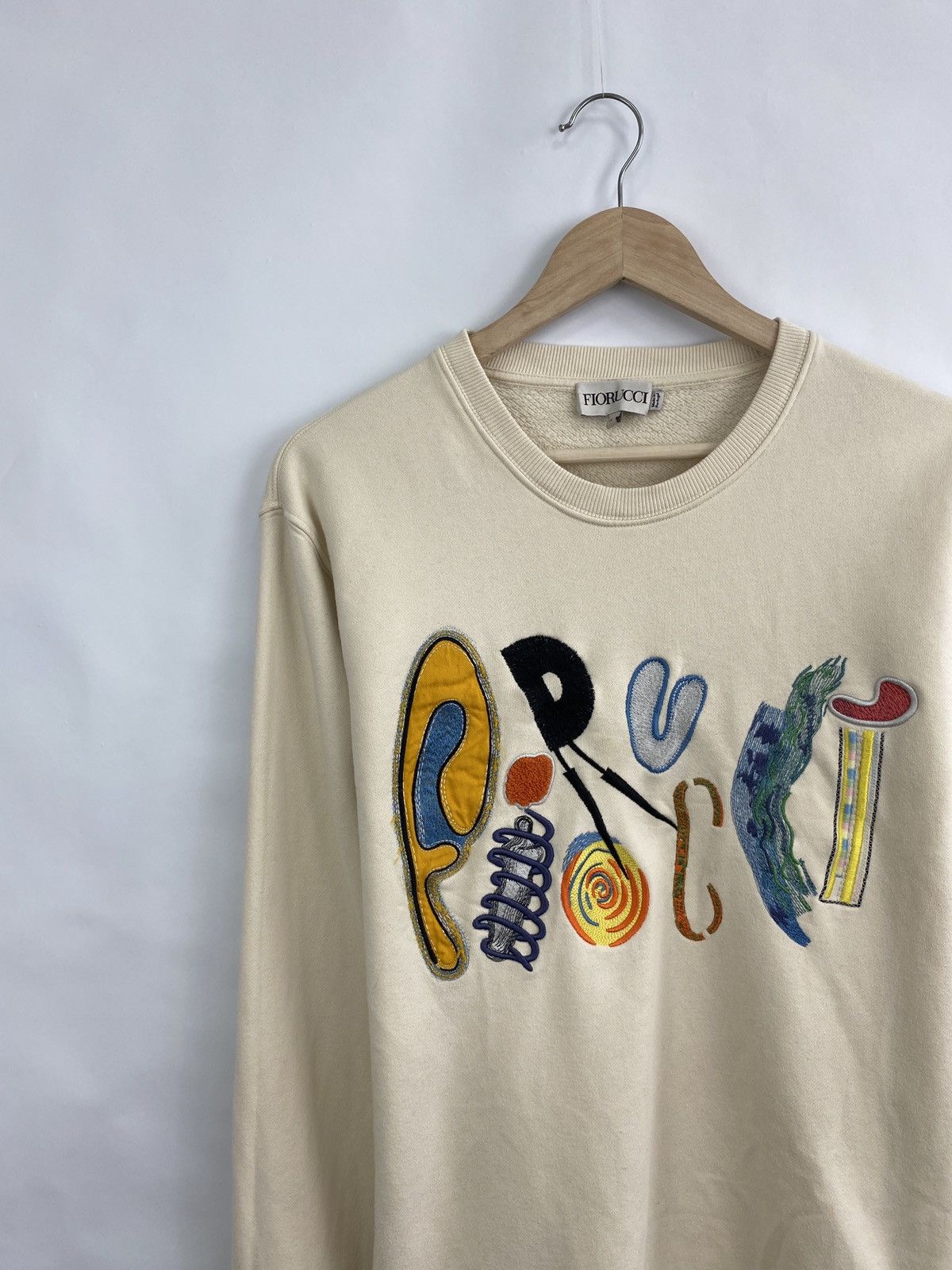Fiorucci Fiorucci Art Hoodie Picasso Style Rare Retro Hype Y2K Size US M / EU 48-50 / 2 - 2 Thumbnail