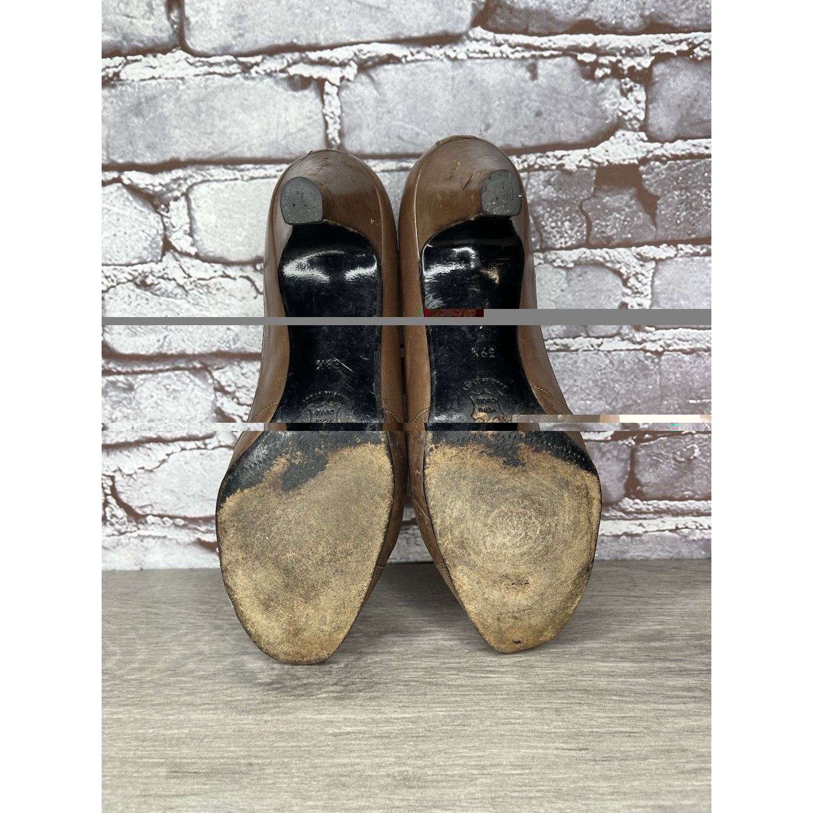 SSSR Venezia Donna Laura Venezia Brown Leather Lizard Embossed Cap Toe Dr Size US 9 / IT 39 - 11 Thumbnail