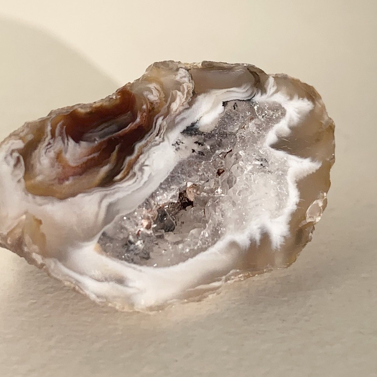 Other Agate Geode druzy crystal stone decor Accent Size ONE SIZE - 12 Thumbnail