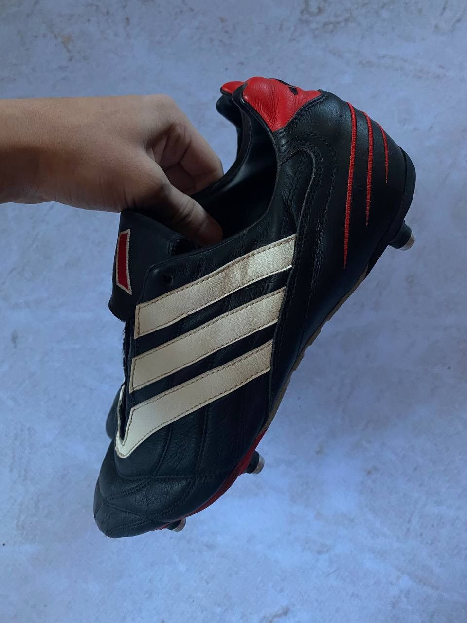 Adidas Vintage 90s Rare Adidas Soccer Cleats Shoes Size US 9 / EU 42 - 3 Thumbnail