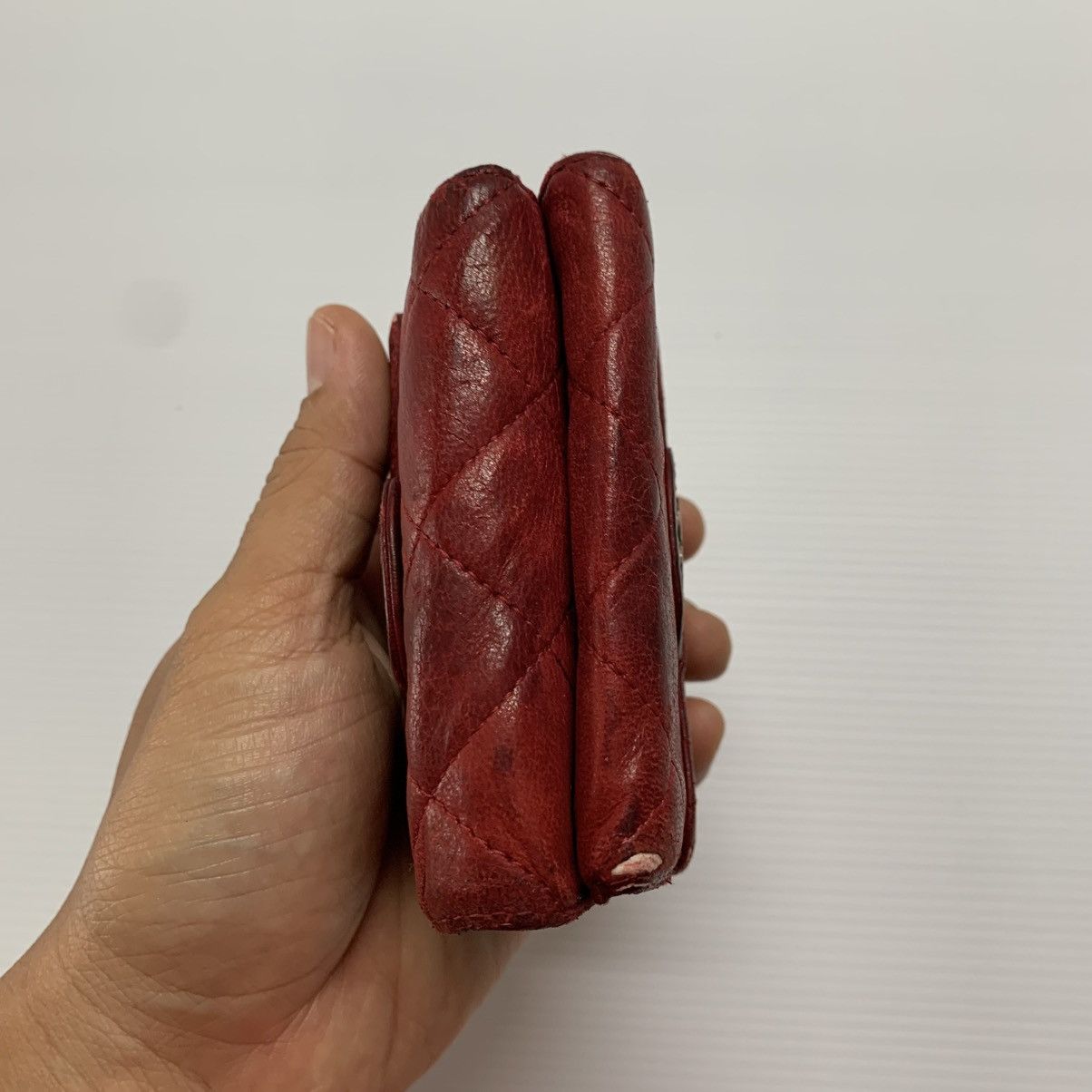 Chanel Chanel Red Leather Wallet Size ONE SIZE - 2 Thumbnail
