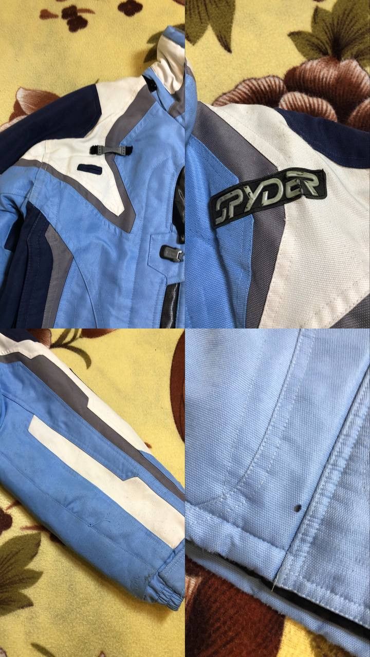 Spyder Spyder Baby Blue Spider Web ski Snowboarding Jacket vintage Size US M / EU 48-50 / 2 - 24 Thumbnail