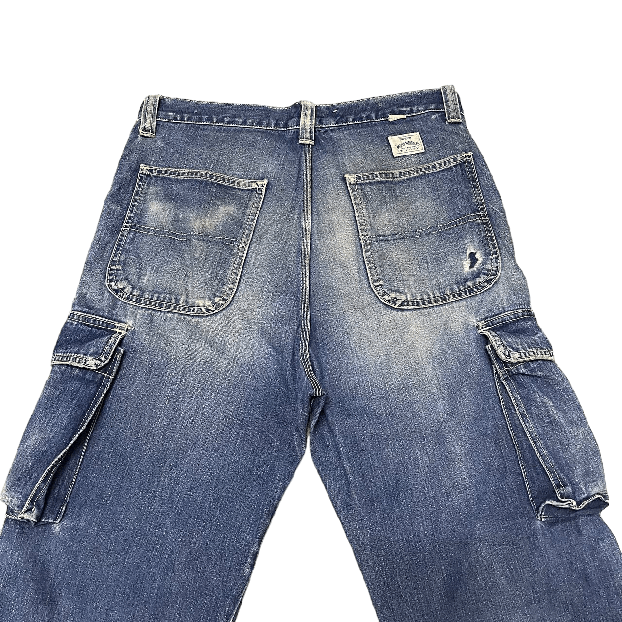 Big John Vintage Big John Cargo Denim Jeans Size US 33 - 10 Thumbnail