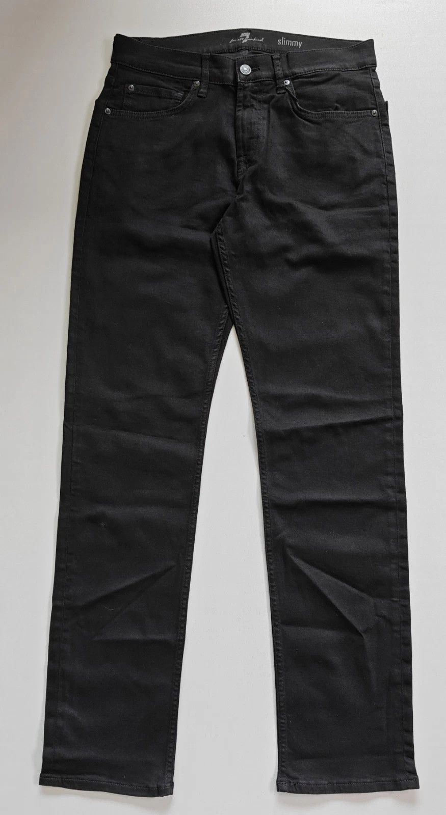 7 For All Mankind 7 For All ManKind slimmy Black Onyx Jeans T / 6036 Size US 31 - 2 Thumbnail