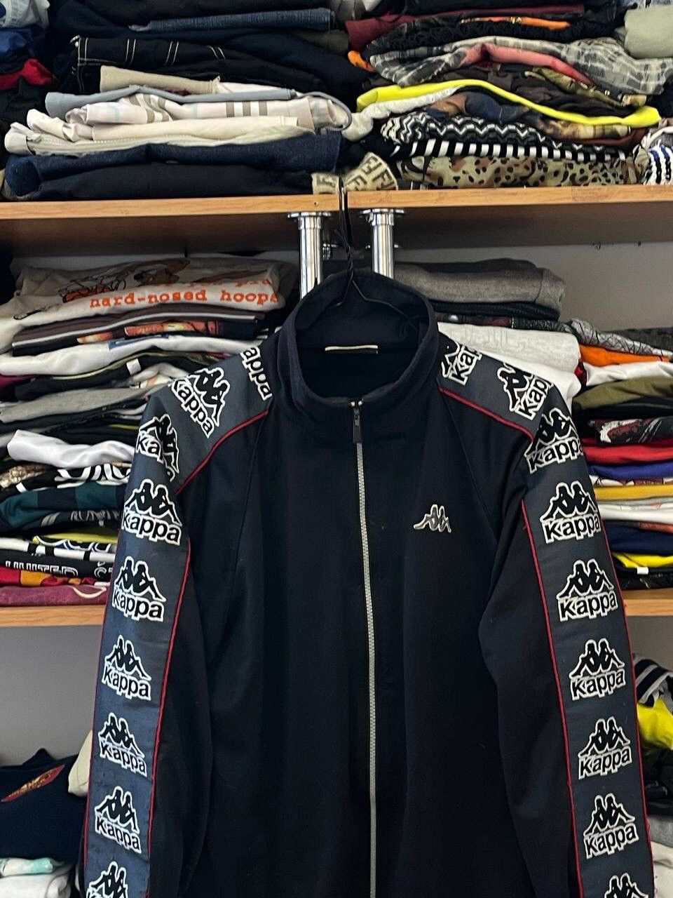 Kappa Kappa Black/Red 80s Vintage Tracksuit Jacket - Medium/S Size US S / EU 44-46 / 1 - 2 Thumbnail