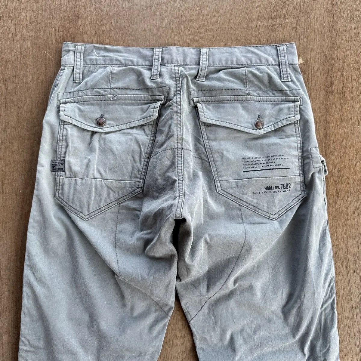Japanese Brand STEALS💥IZ FRONTIER VINTAGE WORKWEAR DOUBLEKNEE BONDAGE PANT Size US 30 / EU 46 - 15 Thumbnail