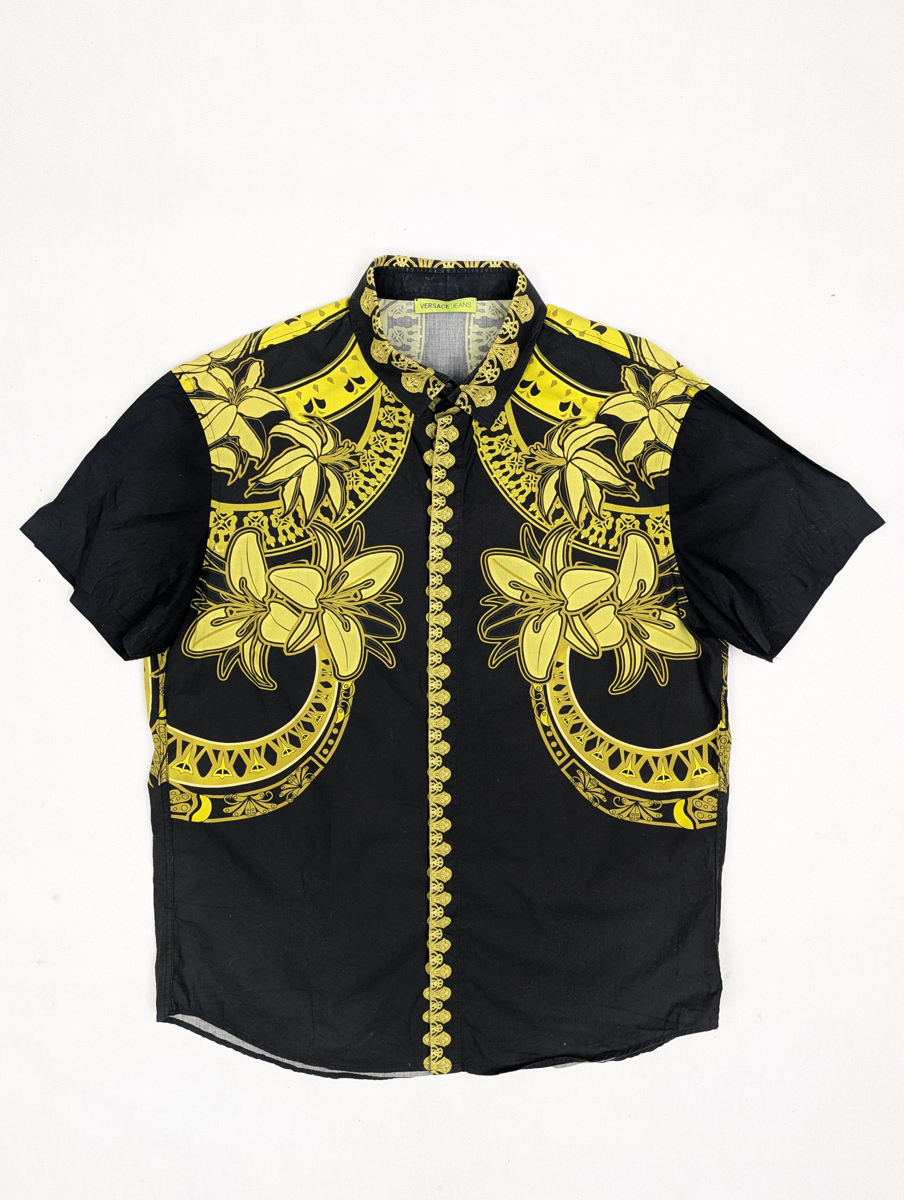 Versace Jeans Couture Versace Jeans black gold shirt S Size US S / EU 44-46 / 1 - 1 Thumbnail