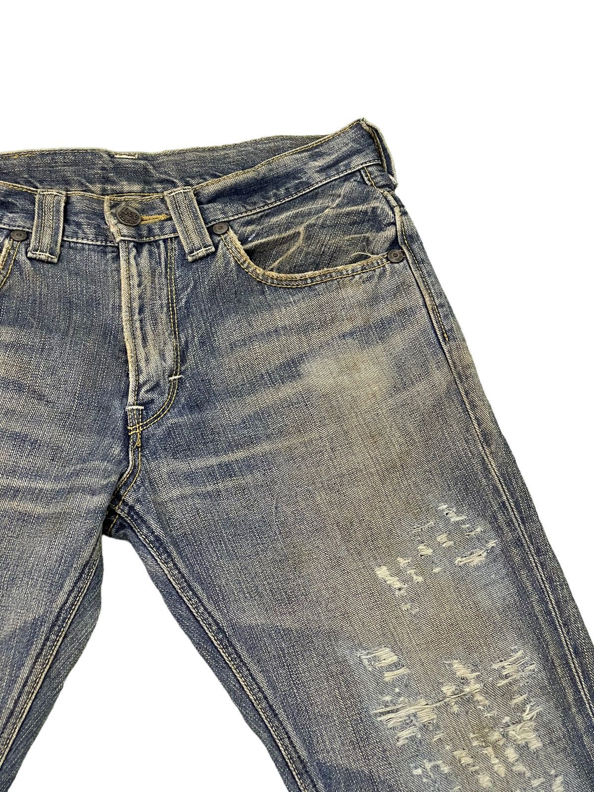 Lee Flare Jeans Lee Japan Distress Faded Boot Cut 7🟦5 Size US 30 / EU 46 - 9 Thumbnail