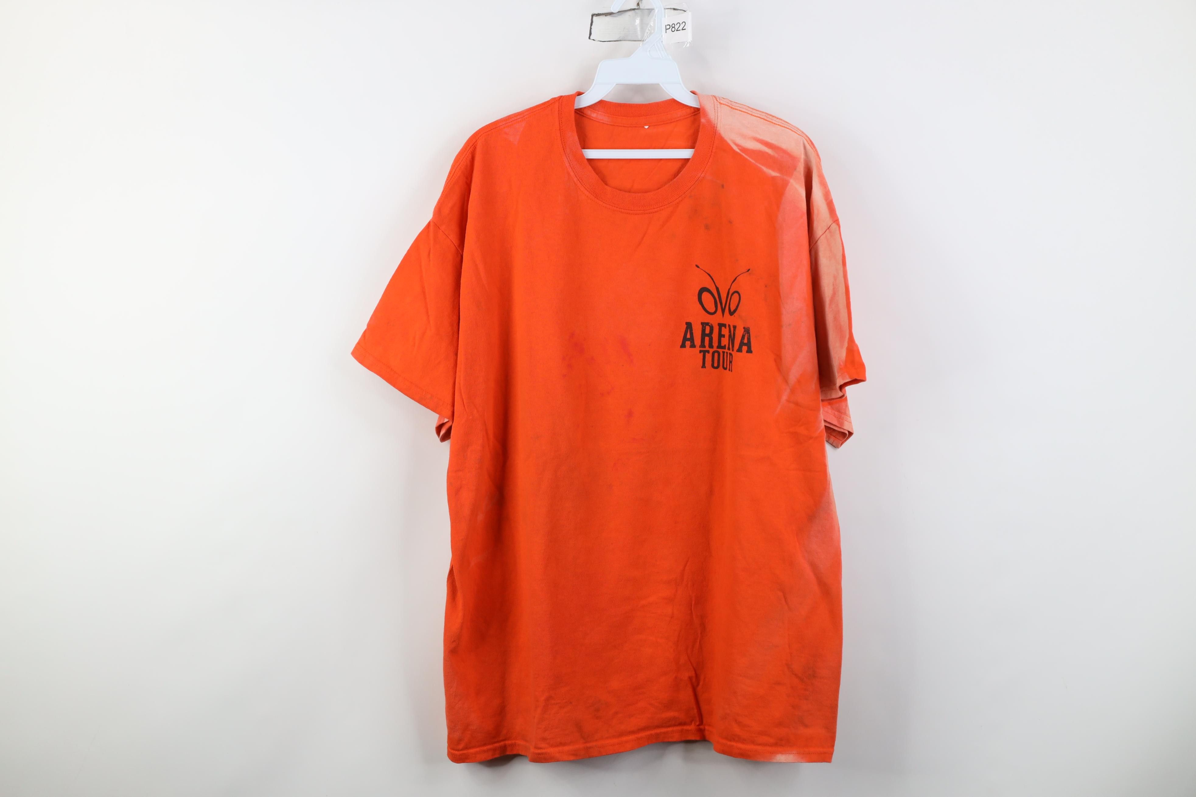 Vintage Vintage Y2K Cirque du Soleil Arena Tour Crew T-Shirt Orange Size US XL / EU 56 / 4 - 1 Thumbnail