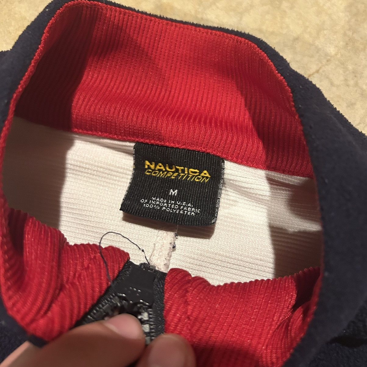 Nautica × Vintage Essential Vintage Y2K Nautica Competition Fleece Pullover Size US M / EU 48-50 / 2 - 4 Thumbnail