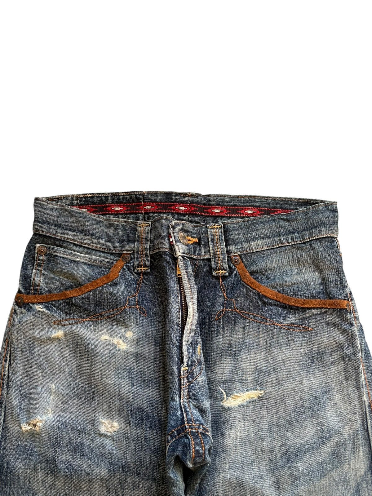 Edwin Exclusive Vintage Edwin 434 Faded Wash Distressed Loose Jean Size US 32 / EU 48 - 4 Thumbnail