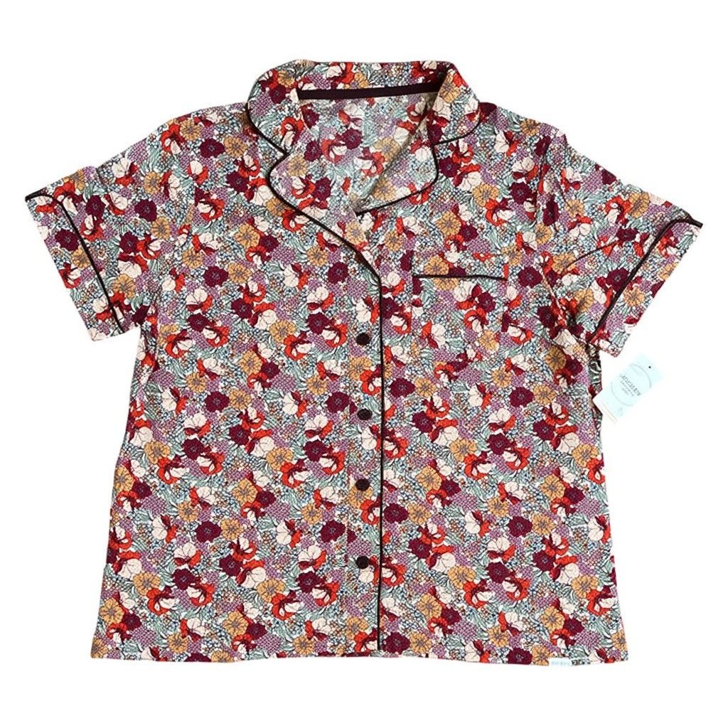 Jockey Jockey Floral Soft Touch Luxe Pajama Top, L Size ONE SIZE - 3 Thumbnail