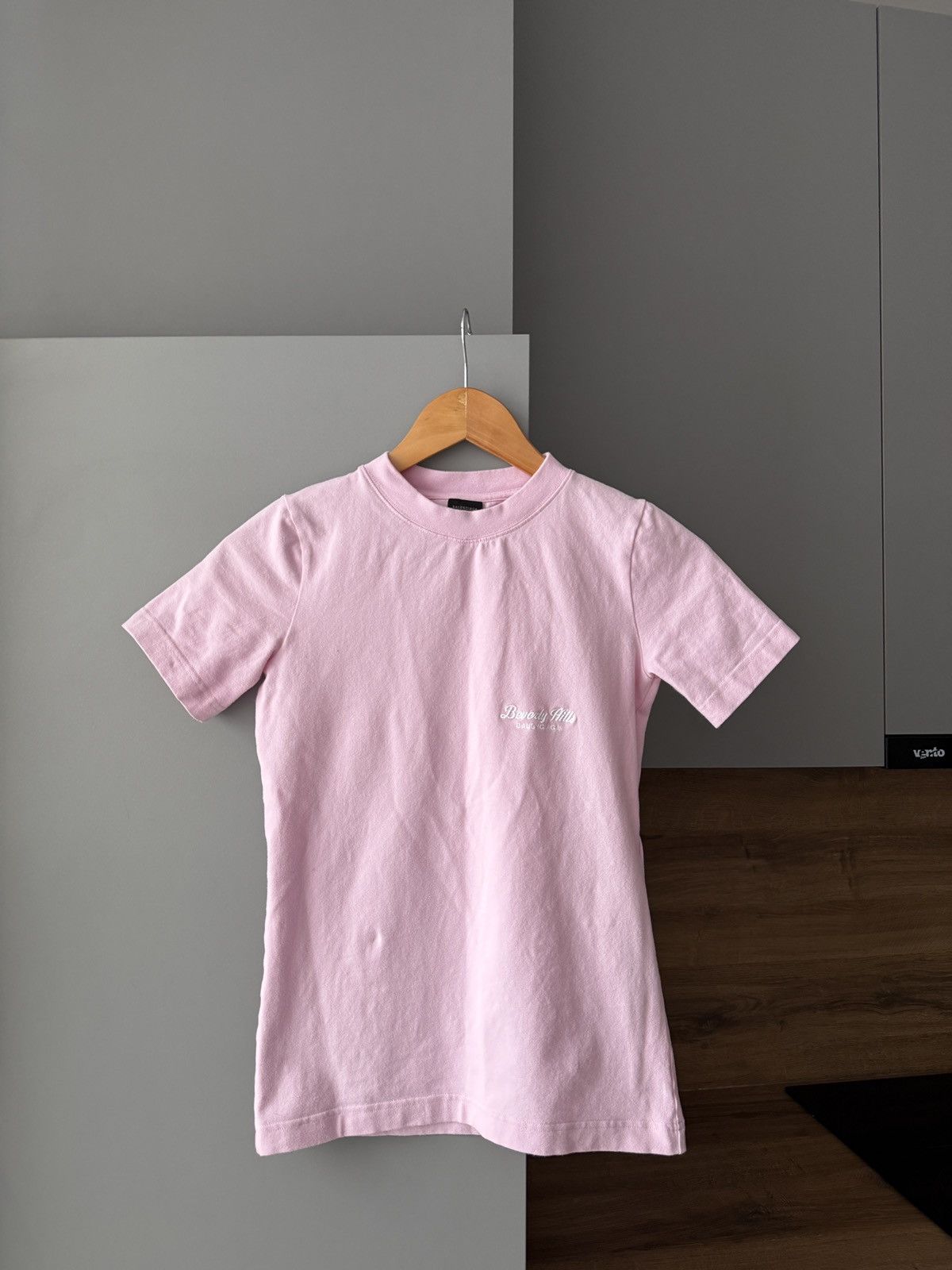 Balenciaga Balenciaga Beverly Hills Stretch Cotton Jersey Fitted Tee Size L / US 10 / IT 46 - 2 Thumbnail
