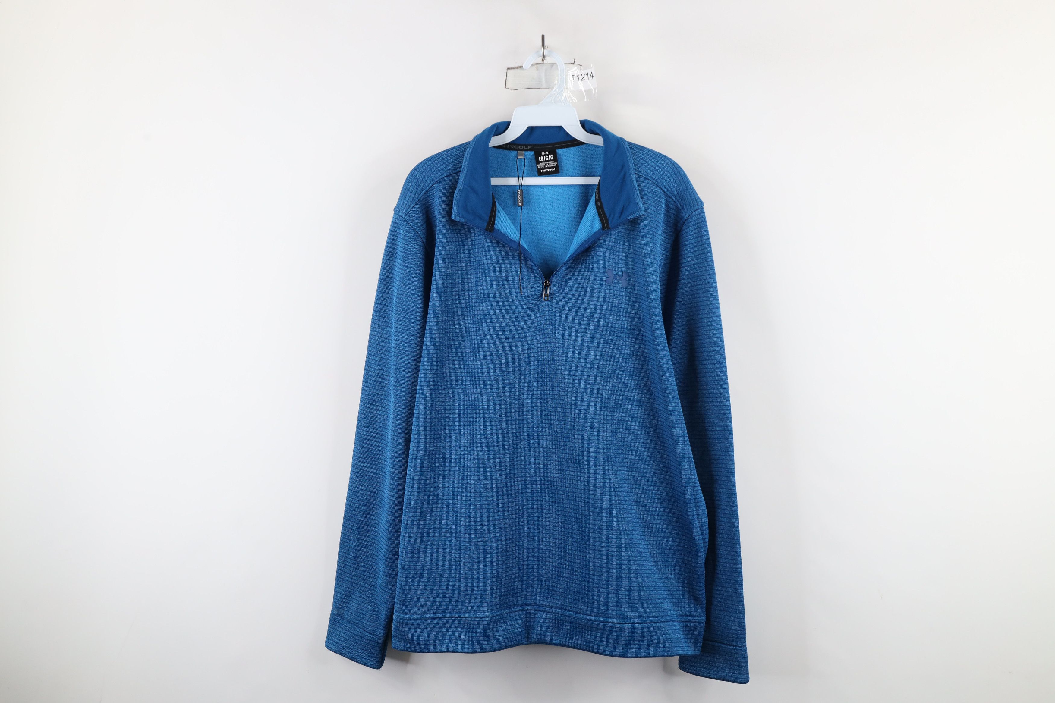 Under Armour × Vintage New Under Armour Golf Half Zip Pullover Sweatshirt Blue Size US L / EU 52-54 / 3 - 1 Thumbnail