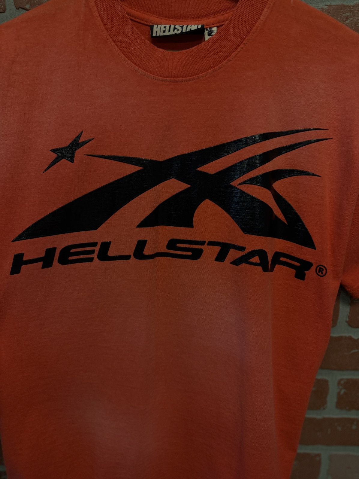 HELLSTAR Hellstar RED Logo Tee Shirt 100% Authentic Size XS Size US XS / EU 42 / 0 - 3 Thumbnail