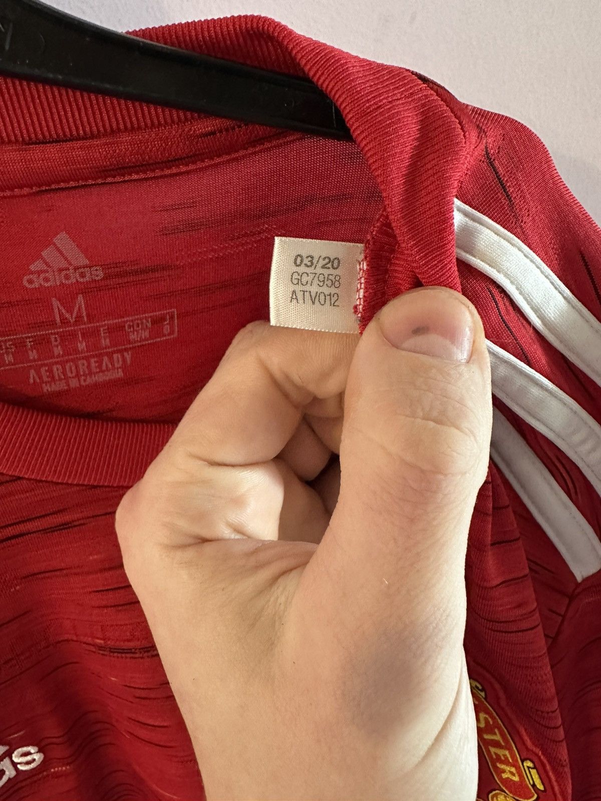 Adidas × Vintage Shirt Manchester united 2020/2021 good contition Size US M / EU 48-50 / 2 - 3 Thumbnail