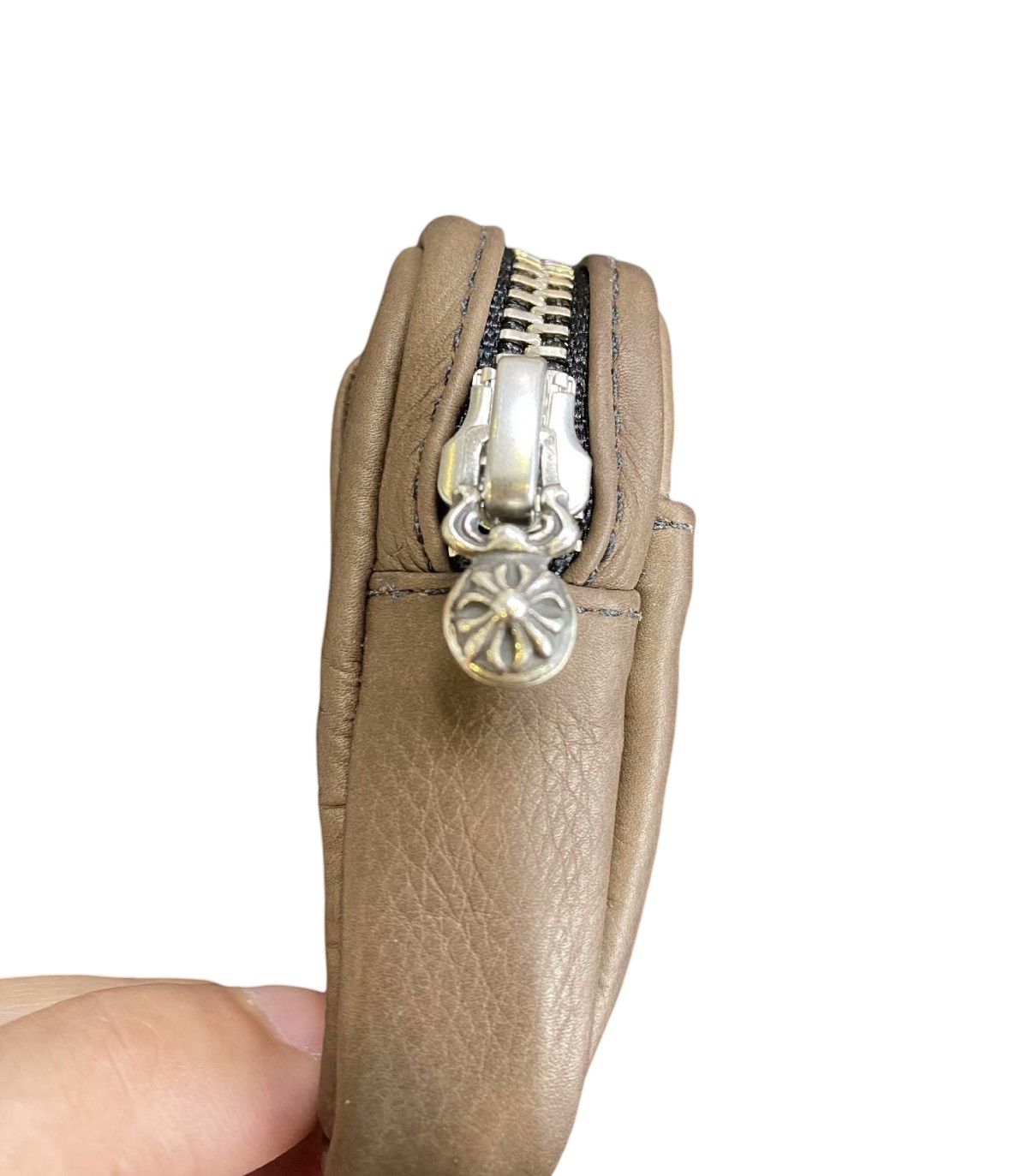 Chrome Hearts Leather cross patch AirPod case bag Size ONE SIZE - 3 Thumbnail