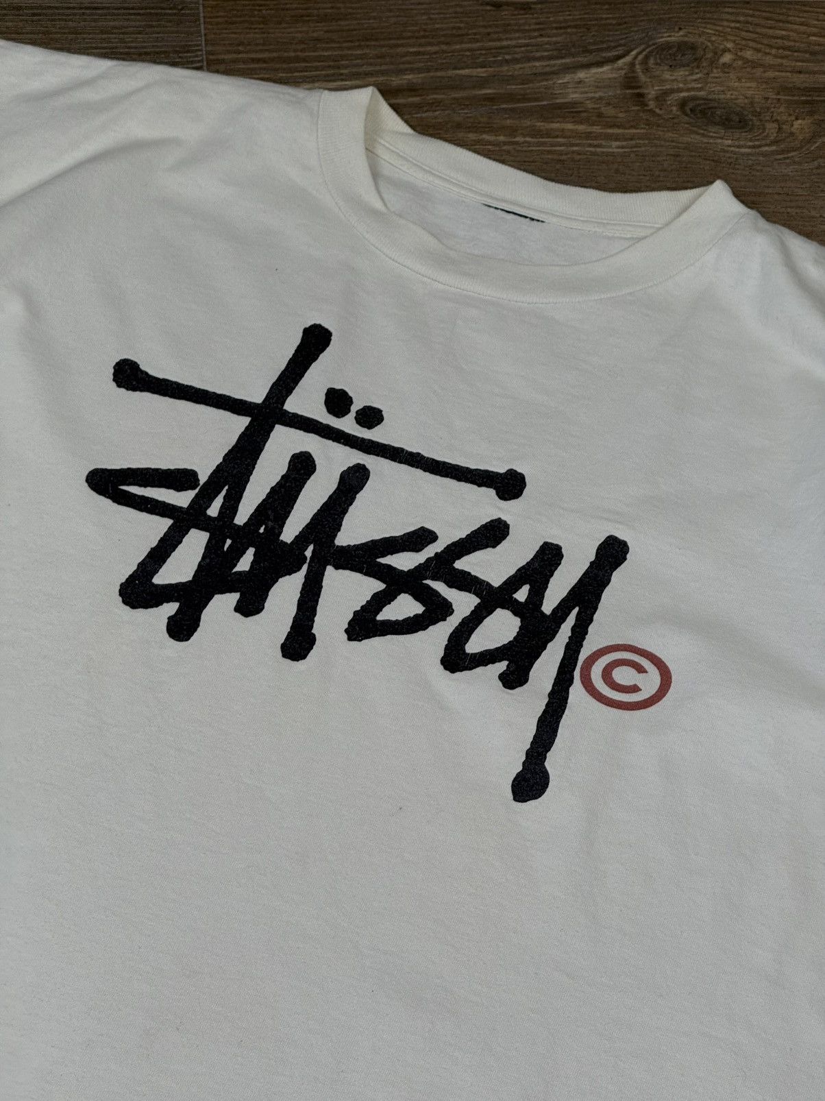 Stussy Vintage 90's Stussy Made in USA Big Logo Single Stitch Shirt Size US XL / EU 56 / 4 - 7 Thumbnail