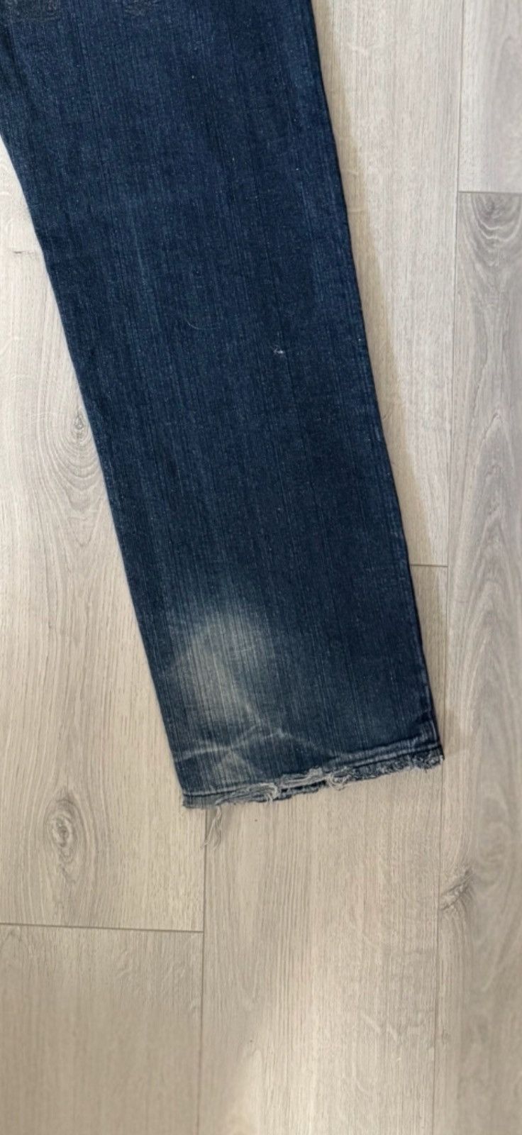 Akademiks Late 2000s Akademiks Baggy Hip Hop Embossed Jeans (34x32) Size US 34 / EU 50 - 8 Thumbnail