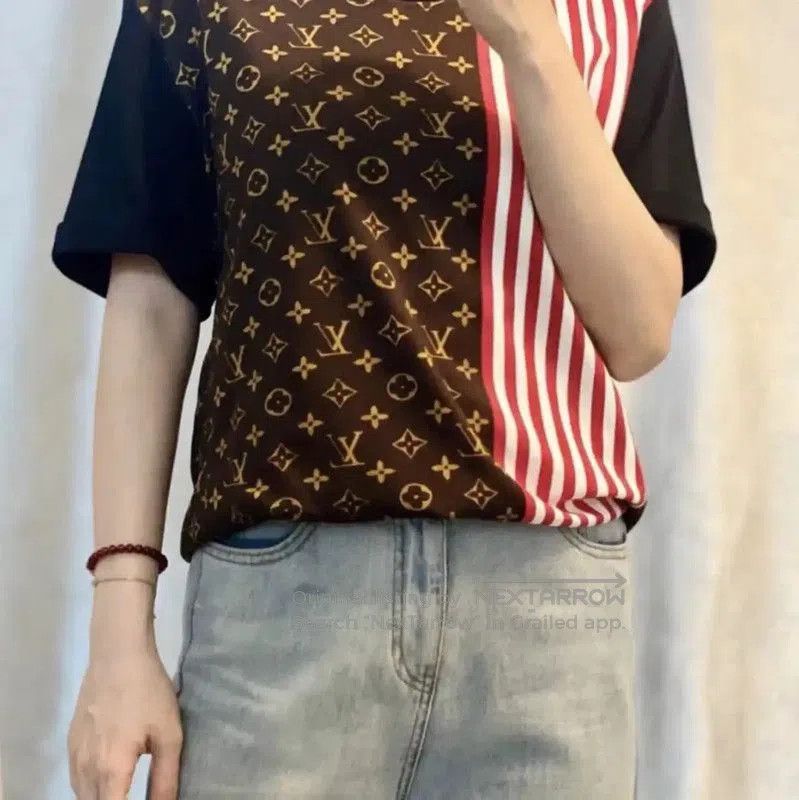 Louis Vuitton Louis Vuitton Color Block Cotton T. Size M / US 6-8 / IT 42-44 - 9 Thumbnail
