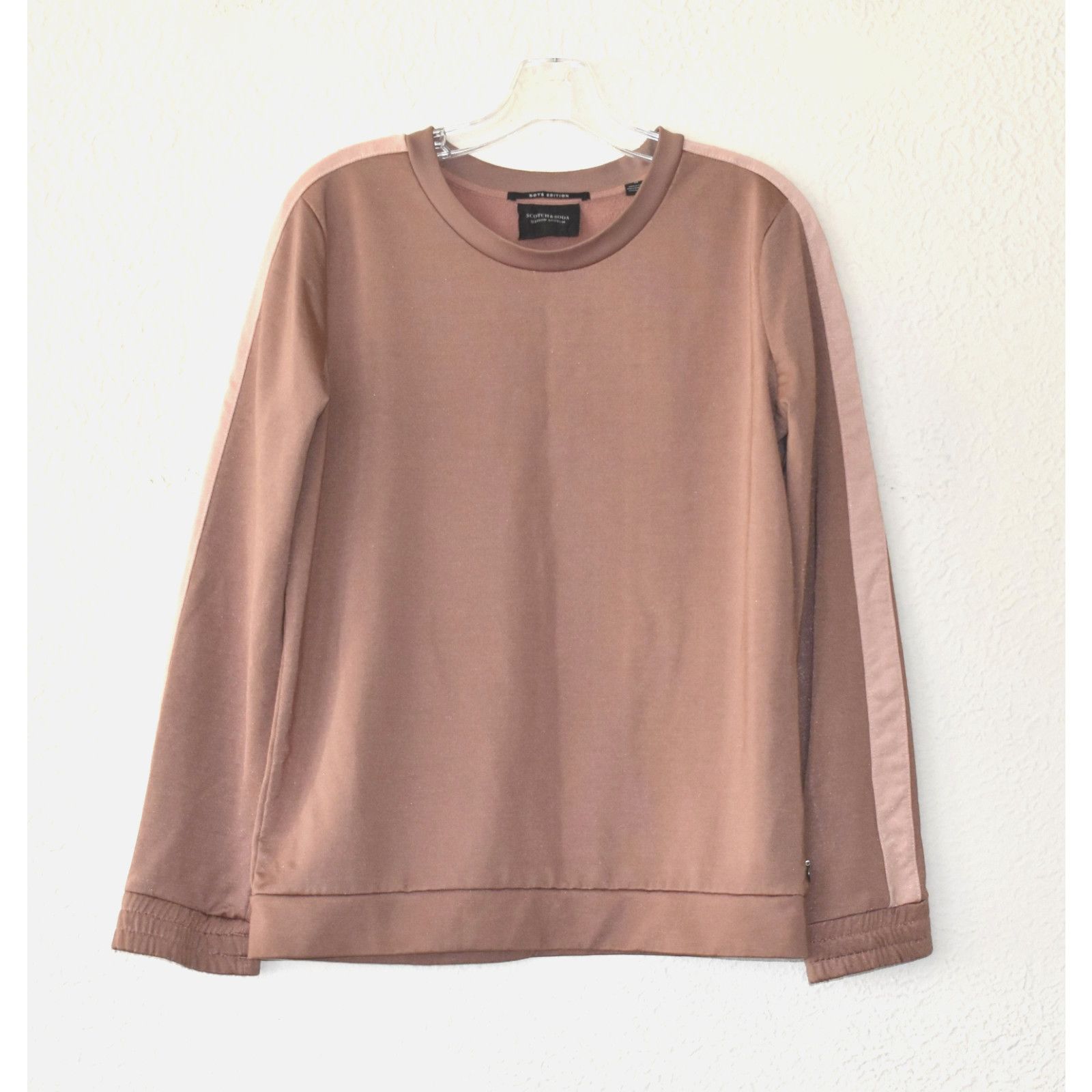 Scotch & Soda SCOTCH & SODA Boys Edition Salmon Pink Sweatshirt Size M Size M / US 6-8 / IT 42-44 - 1 Thumbnail