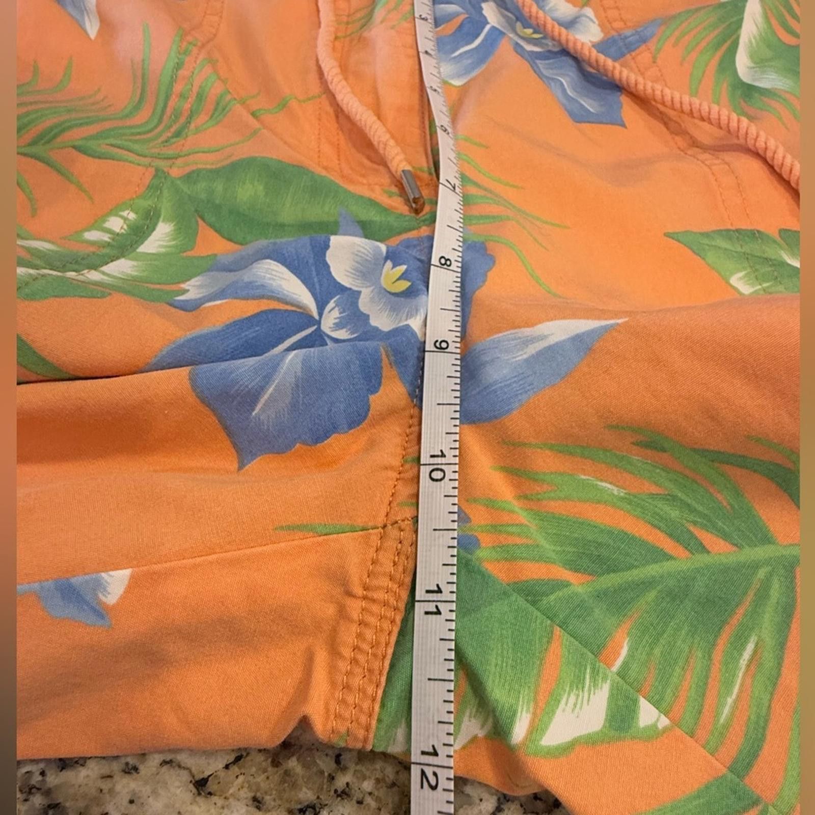 Lauren Ralph Lauren Lauren Ralph Lauren tropical crop pants floral palm SZ 6 Size 28" / US 6 / IT 42 - 9 Thumbnail
