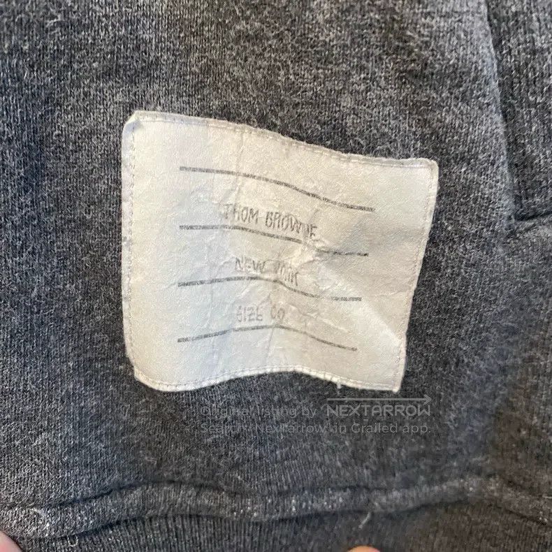Other Thom Browne Dark gray long-sleeve hoodie Size US XS / EU 42 / 0 - 4 Thumbnail