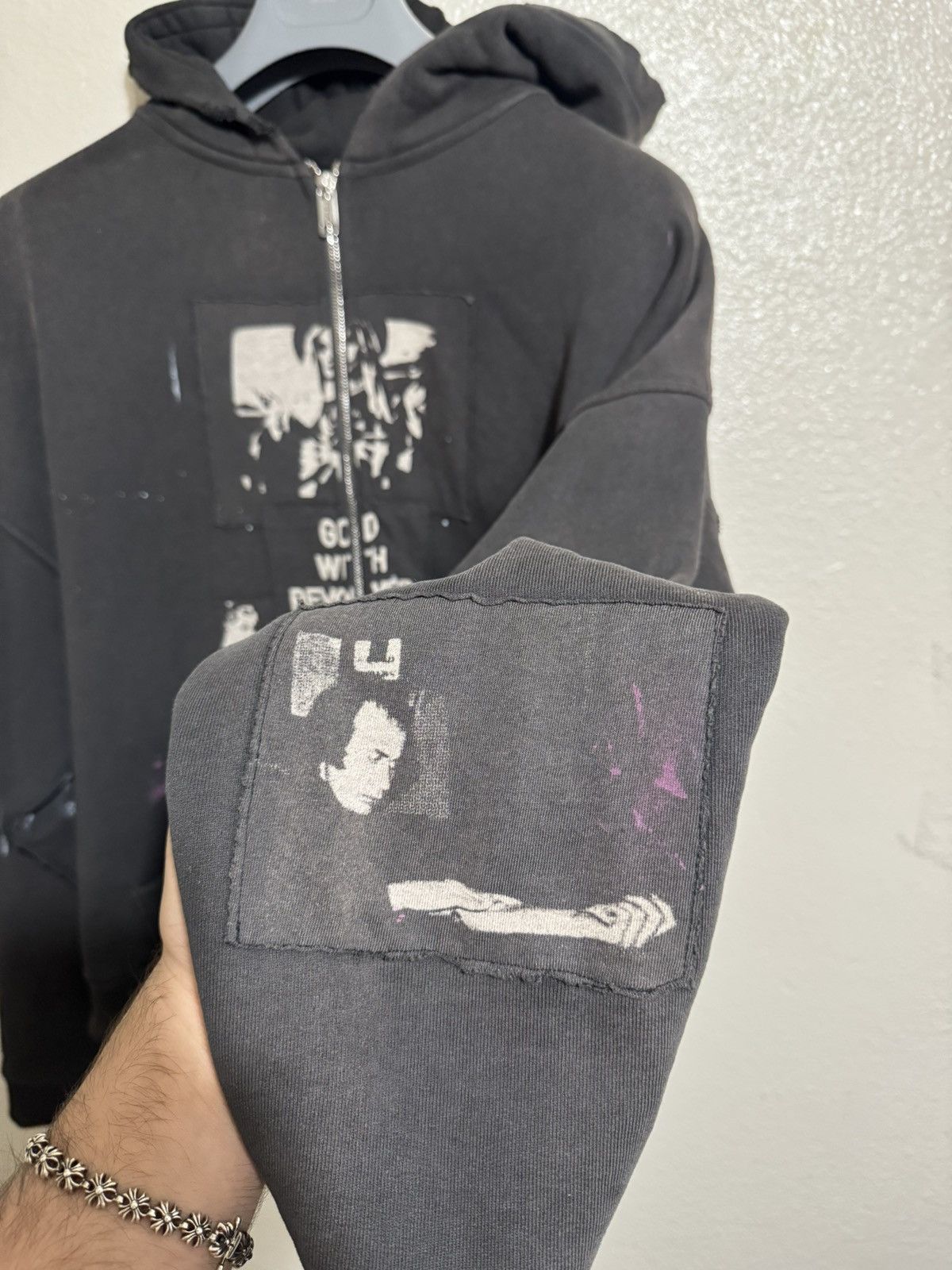 Enfants Riches Deprimes ERD FW25 God with Revolver Zip Up Hoodie Size US M / EU 48-50 / 2 - 2 Thumbnail