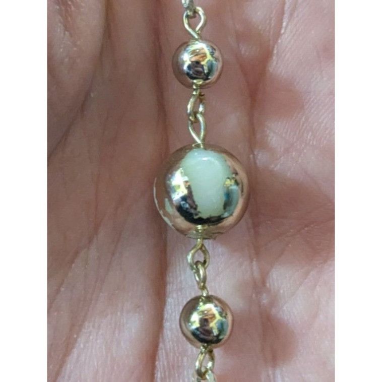 Other Vintage Multilayer Glam Gold Beaded Chain Necklace Size ONE SIZE - 7 Thumbnail