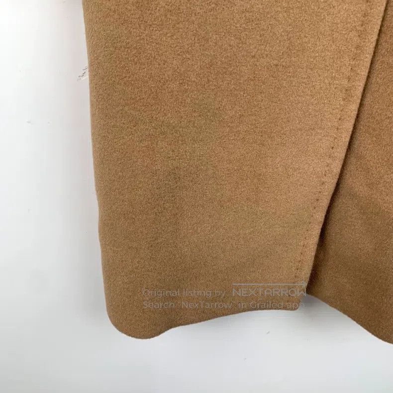 Max Mara Max Mara Brown Camel Hair Reversible Double-Breasted Belte Size XS / US 0-2 / IT 36-38 - 5 Thumbnail