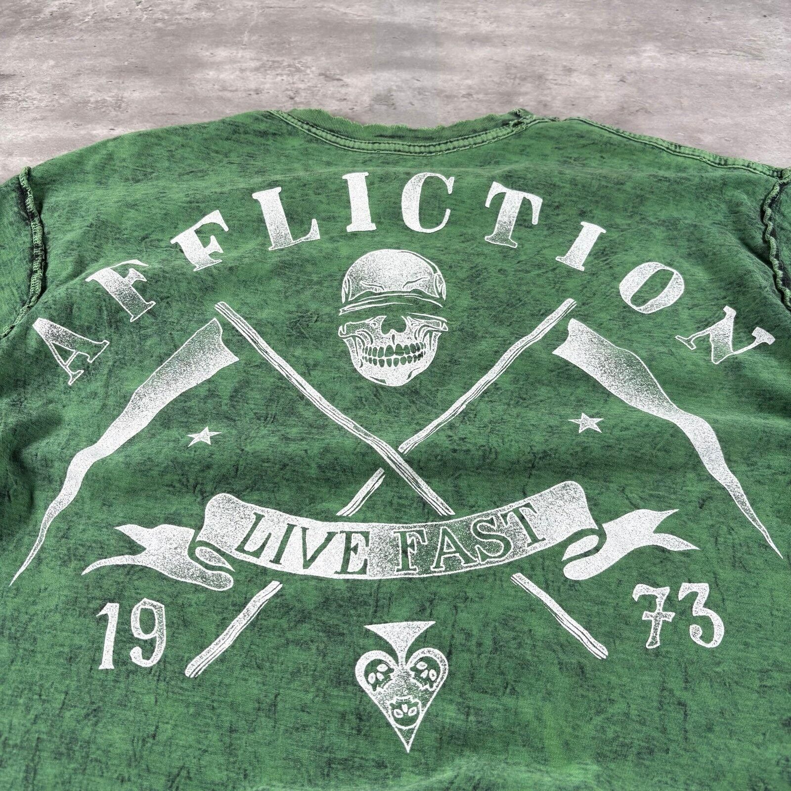 Affliction Vintage affliction AOP reversible T-shirt Size US M / EU 48-50 / 2 - 8 Thumbnail