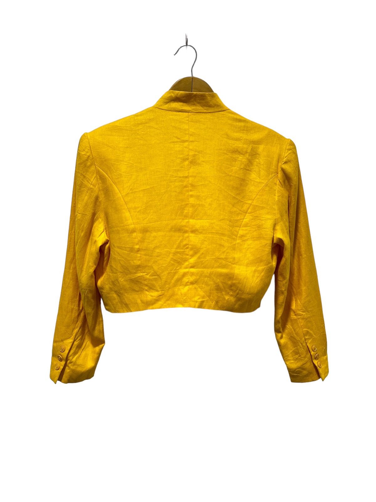 Kenzo Kenzo Cropped Jacket Embroidered Floral Design Buttonless Size M / US 6-8 / IT 42-44 - 2 Thumbnail