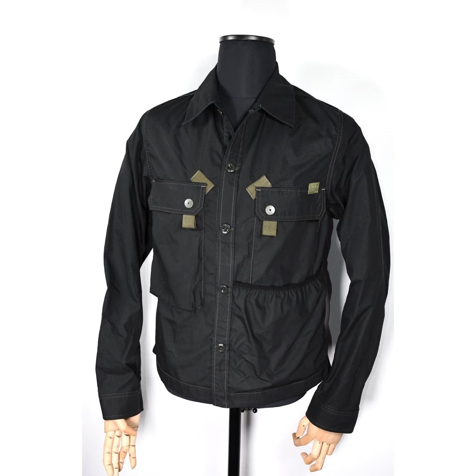 G-Star G-Star Raw Utility Poplin Indoor Jacket Black M Overshirt Pocket Jacket Mens Size US M / EU 48-50 / 2 - 2 Thumbnail