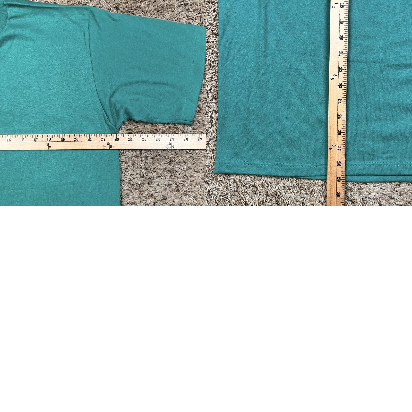Jerzees VINTAGE Jerzees T-Shirt Green 90s Single Stitch Adult XL Made in USA 50/50 Green Size US XL / EU 56 / 4 - 8 Thumbnail