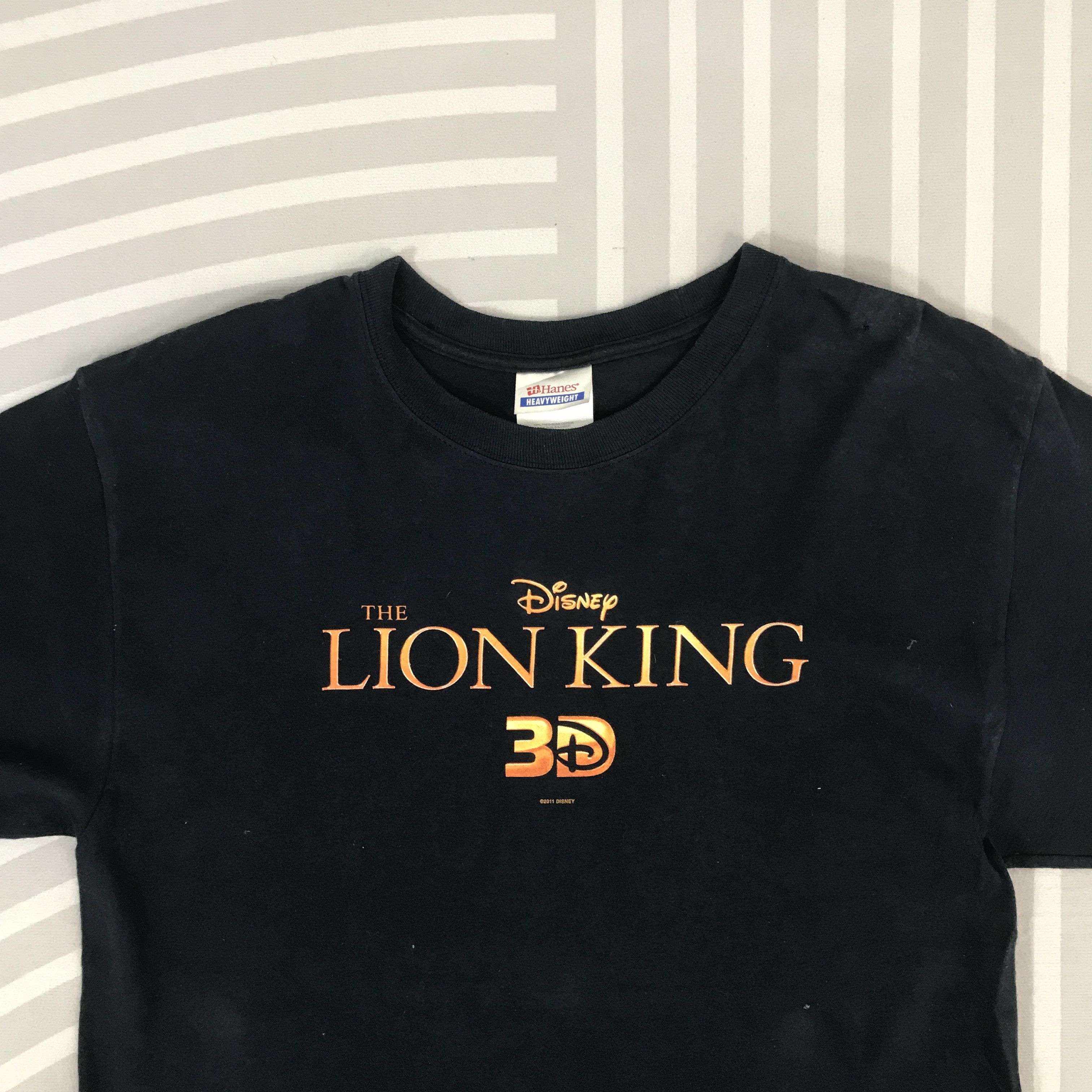 Disney × Vintage Vintage Movie The Lion king Disney Black T-shirt Size US M / EU 48-50 / 2 - 2 Thumbnail