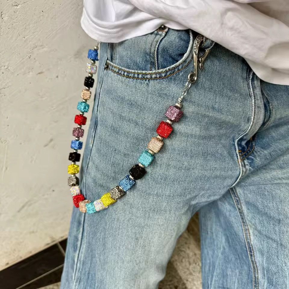 Jewelry Punk Gothic Multicolor Designer Pants Chain Size ONE SIZE - 1 Thumbnail
