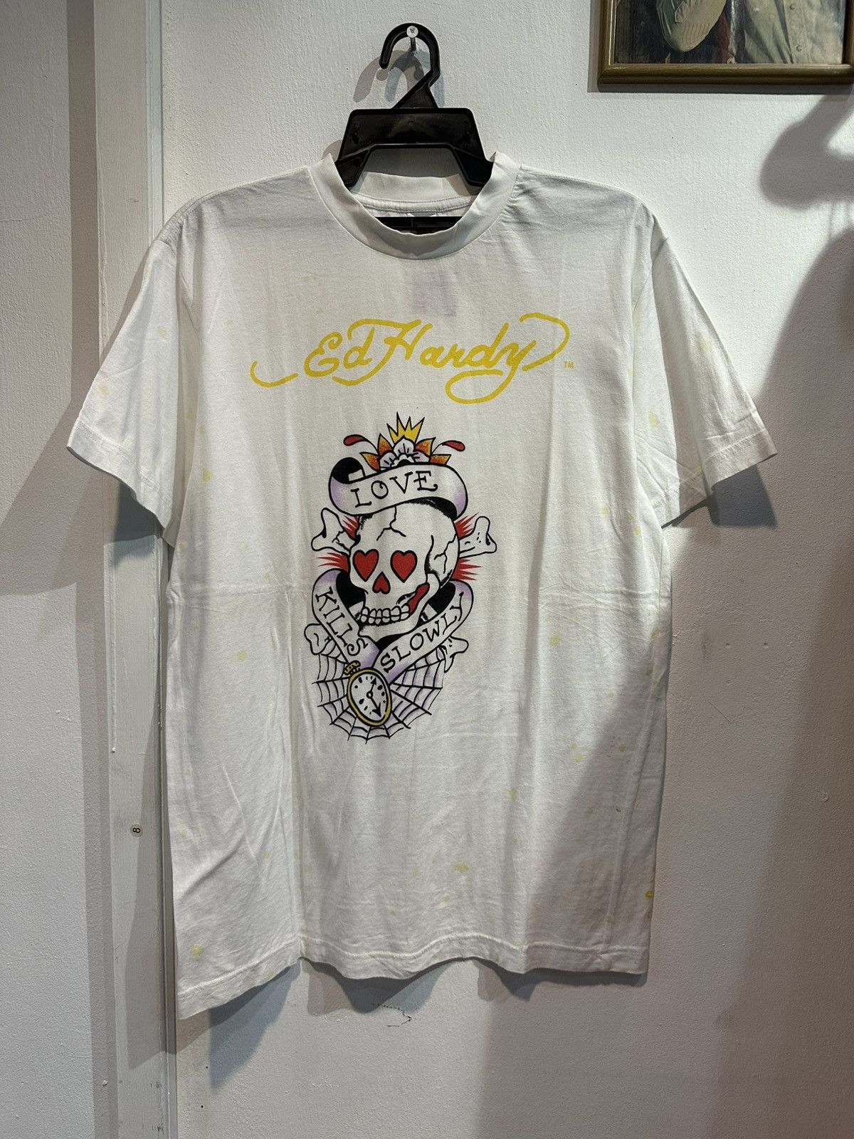 Christian Audigier × Ed Hardy × Vintage Ed Hardy Vintage T-Shirt Size US M / EU 48-50 / 2 - 1 Thumbnail