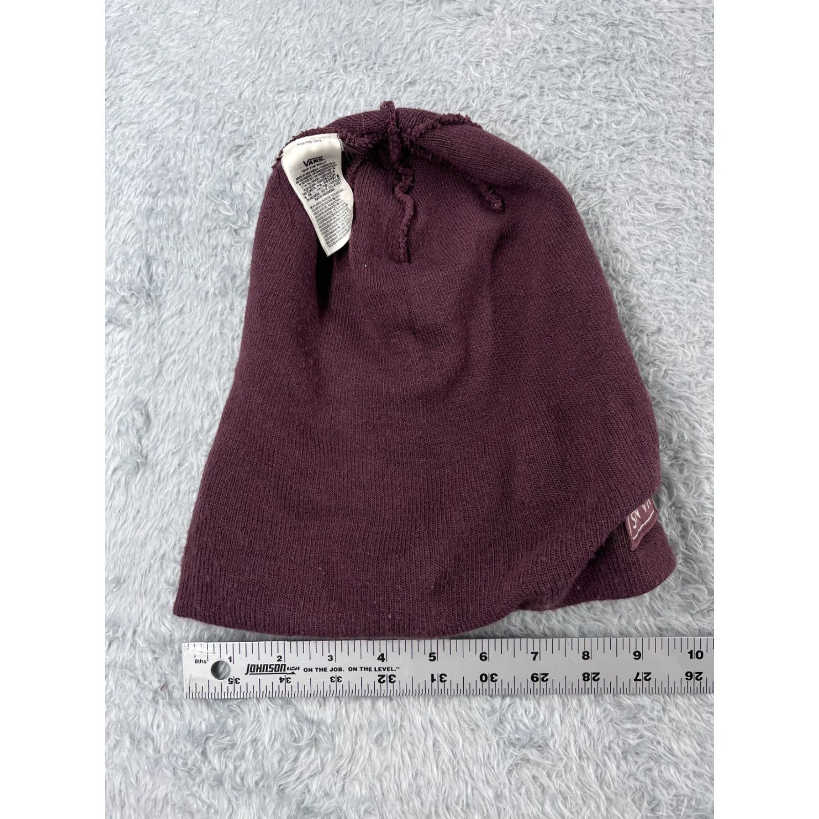 Vans VANS Beanie One Size Purple Knit Acrylic Blend Adult Men Hat Cap Winter Knit Warm Size ONE SIZE - 4 Thumbnail