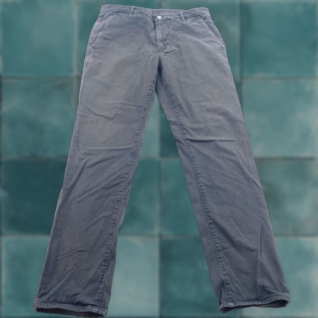 Vintage AG Adriano Goldschmied Pants Men 32x29 Grey Slim Chino Trousers Preppy USA City Golf Shirt? Size US 32 / EU 48 - 1 Thumbnail
