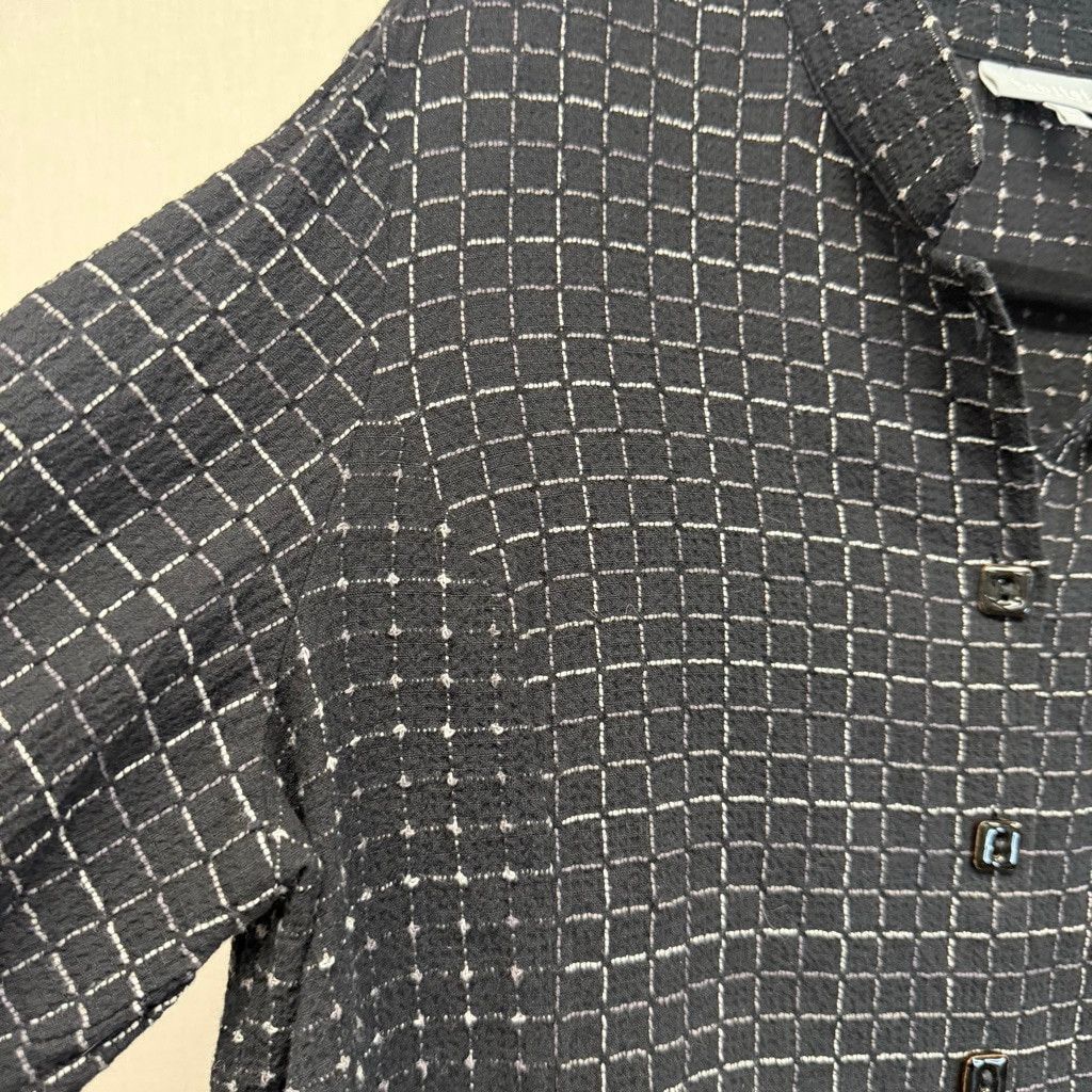 Habitat Women's Habitat Black & White Pattern Button Down Shirt M Size M / US 6-8 / IT 42-44 - 5 Thumbnail