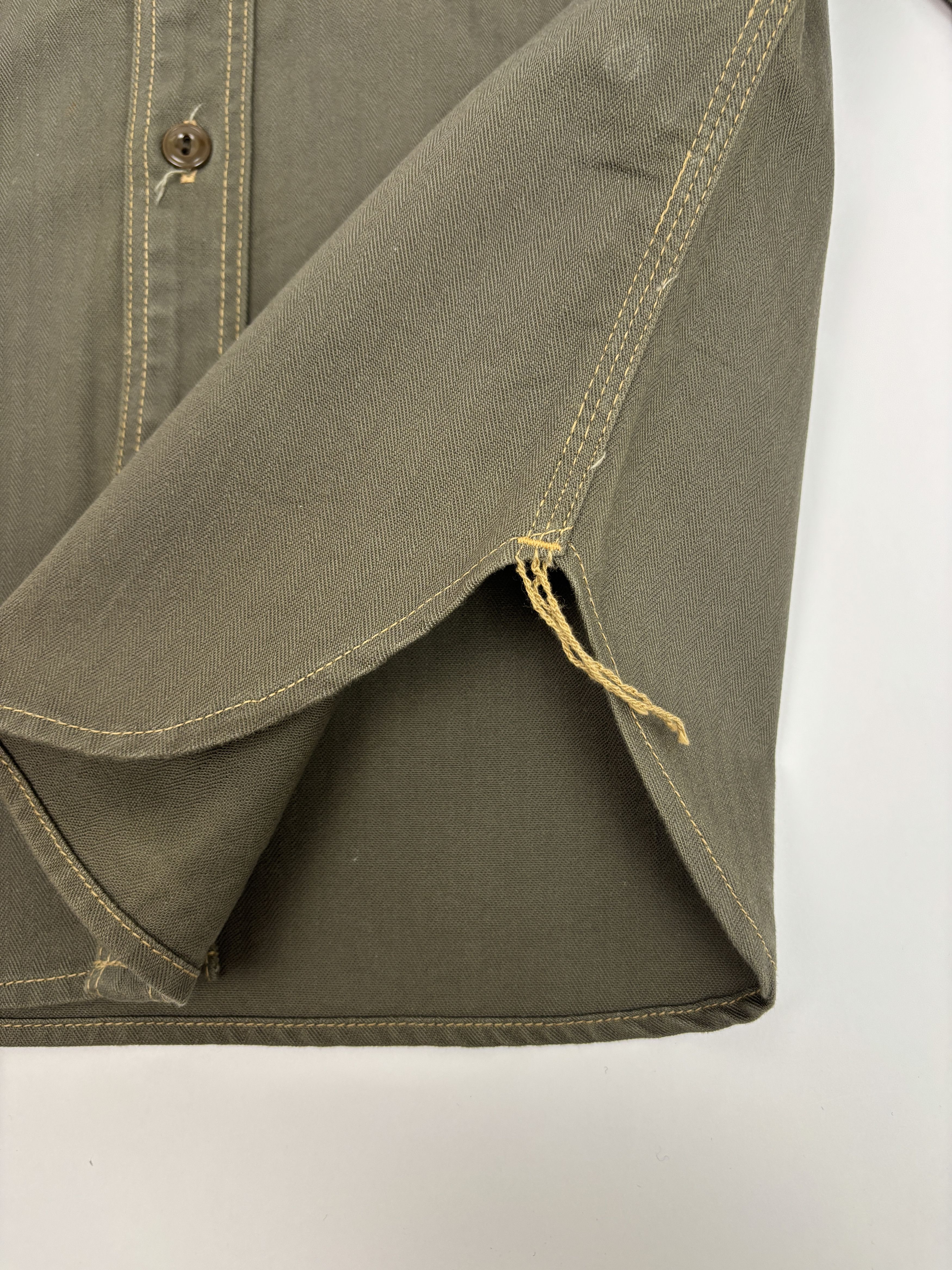 Full Count & Co. Fullcount Herringbone Work Shirt Size US M / EU 48-50 / 2 - 8 Thumbnail