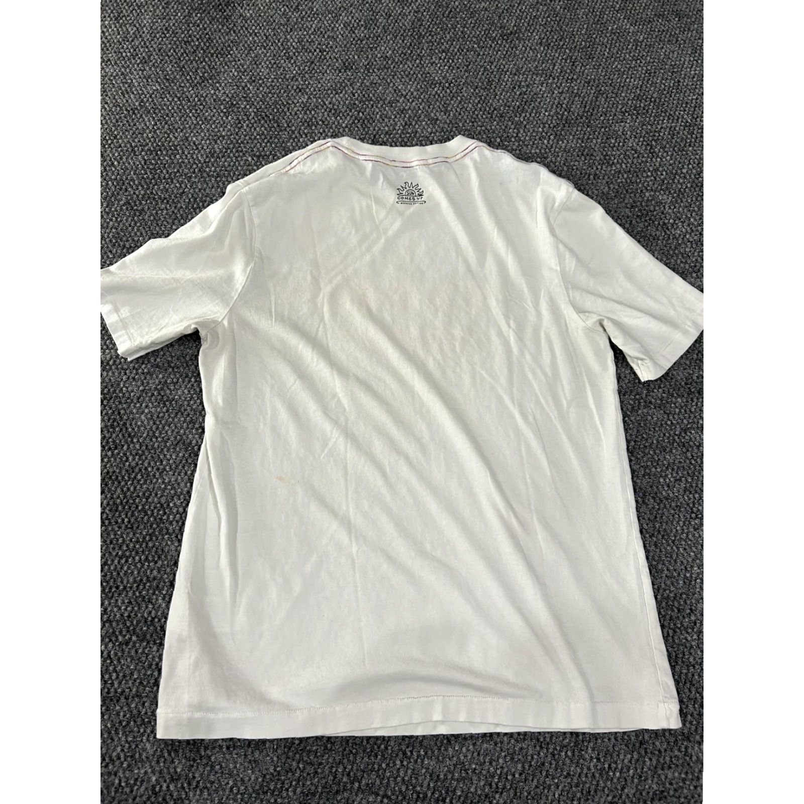 Scotch & Soda Scotch & Soda Shirt Mens Large White Summer Graphic Organic Cotton Crewneck Tee Size US L / EU 52-54 / 3 - 7 Thumbnail