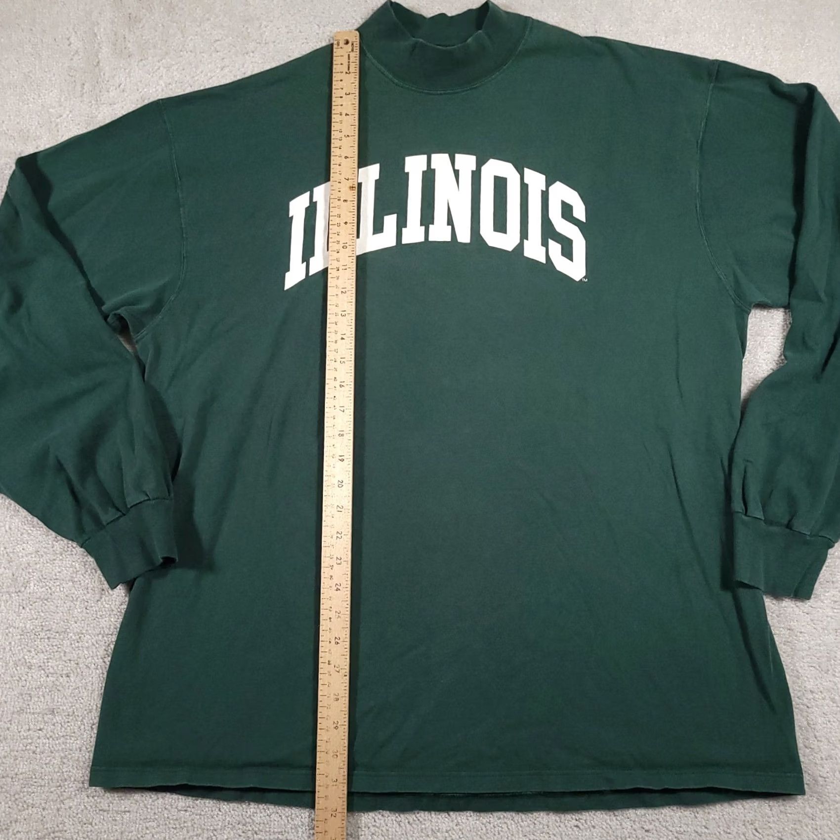 Soffe VINTAGE Soffe's Choice Long Sleeve Shirt Mens 2XL Green Illinois Graphic Tee USA ShirtMens 2XL Green Illinois Graphic Tee 90s Mens Size US XXL / EU 58 / 5 - 7 Thumbnail