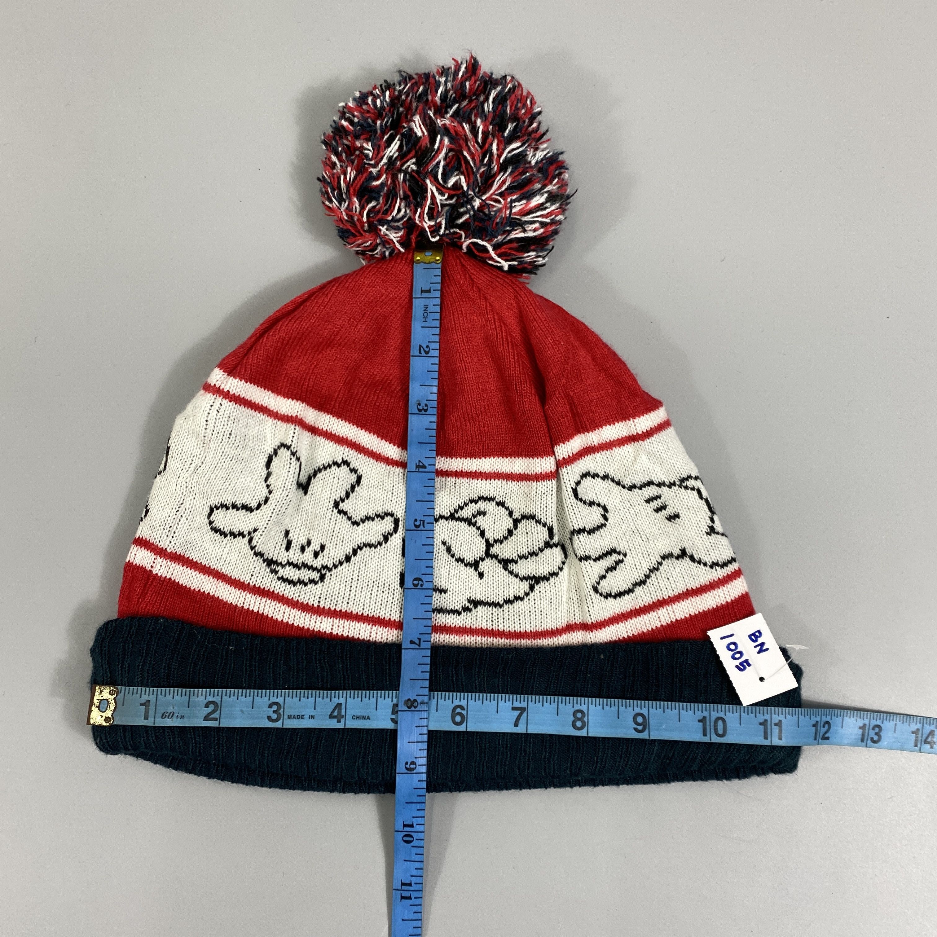 Disney Disney Hand Beanie Hat With Pom Pom -BN1005 Size ONE SIZE - 5 Thumbnail