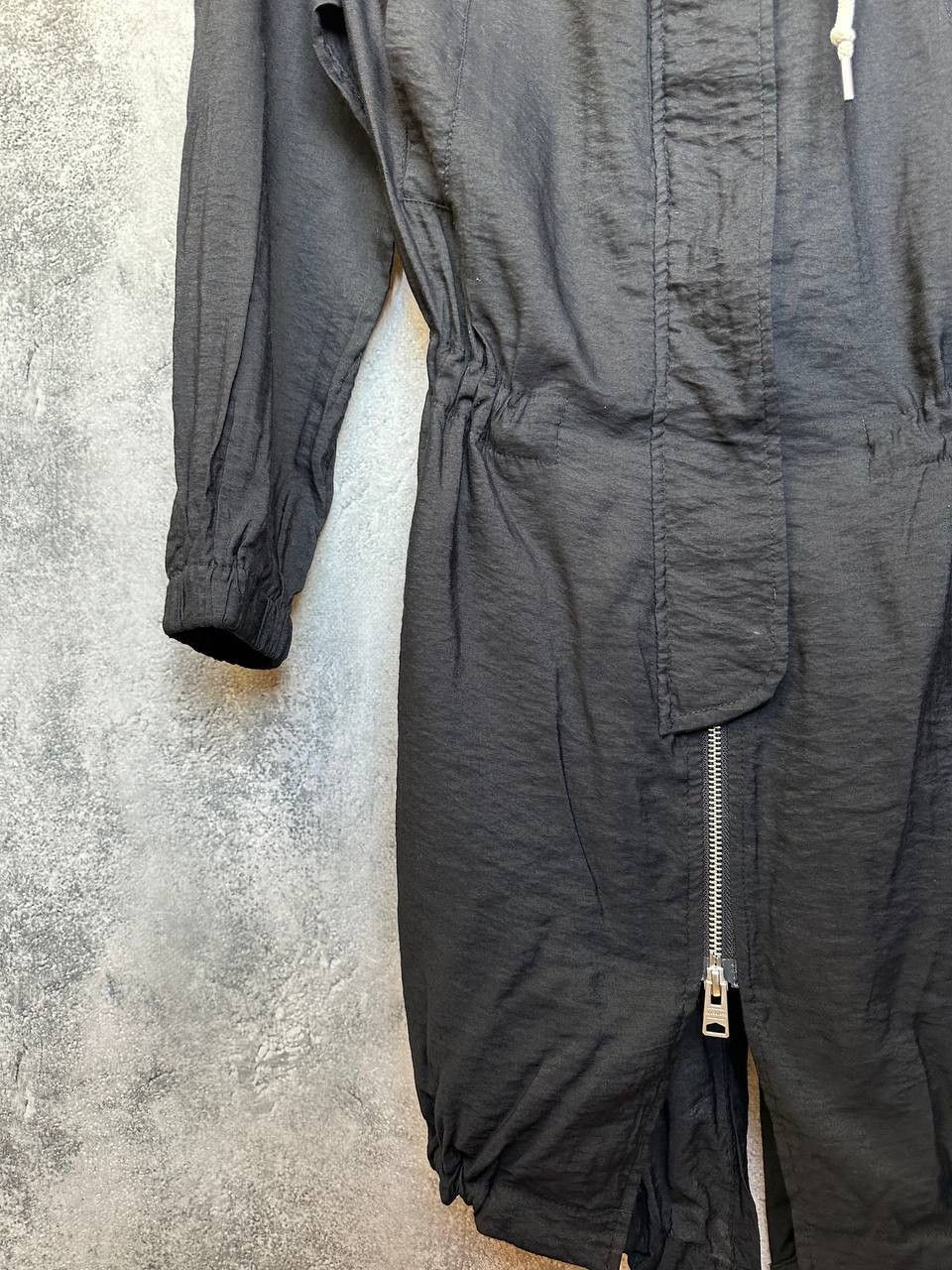 Allsaints Allsaints Calla Parka Avant-Garde Lightweight Black Jacket Size S / US 4 / IT 40 - 7 Thumbnail