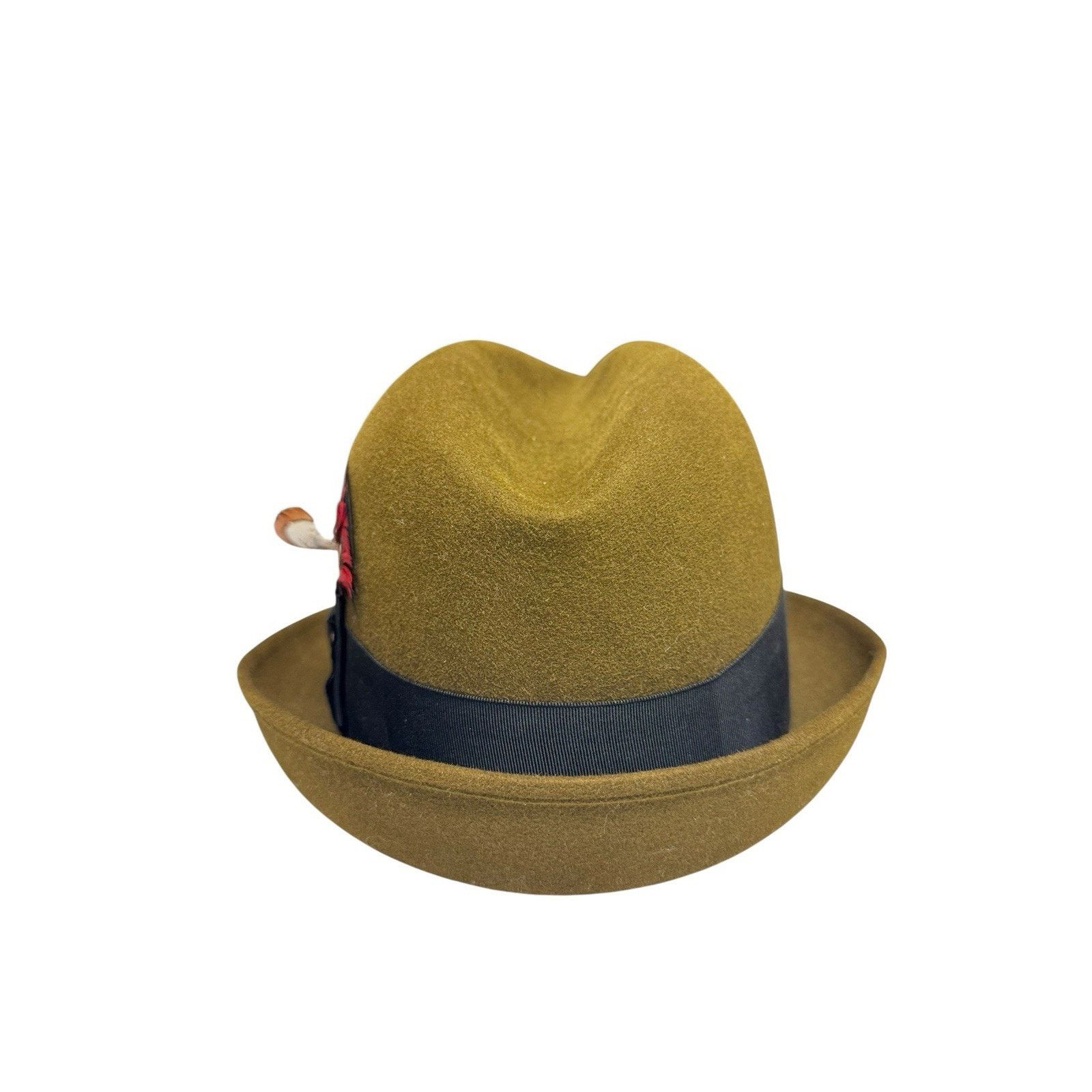 Stetson Vintage Royal Stetson Men’s Fedora Hat Felt Ribbon Feather Size ONE SIZE - 4 Thumbnail