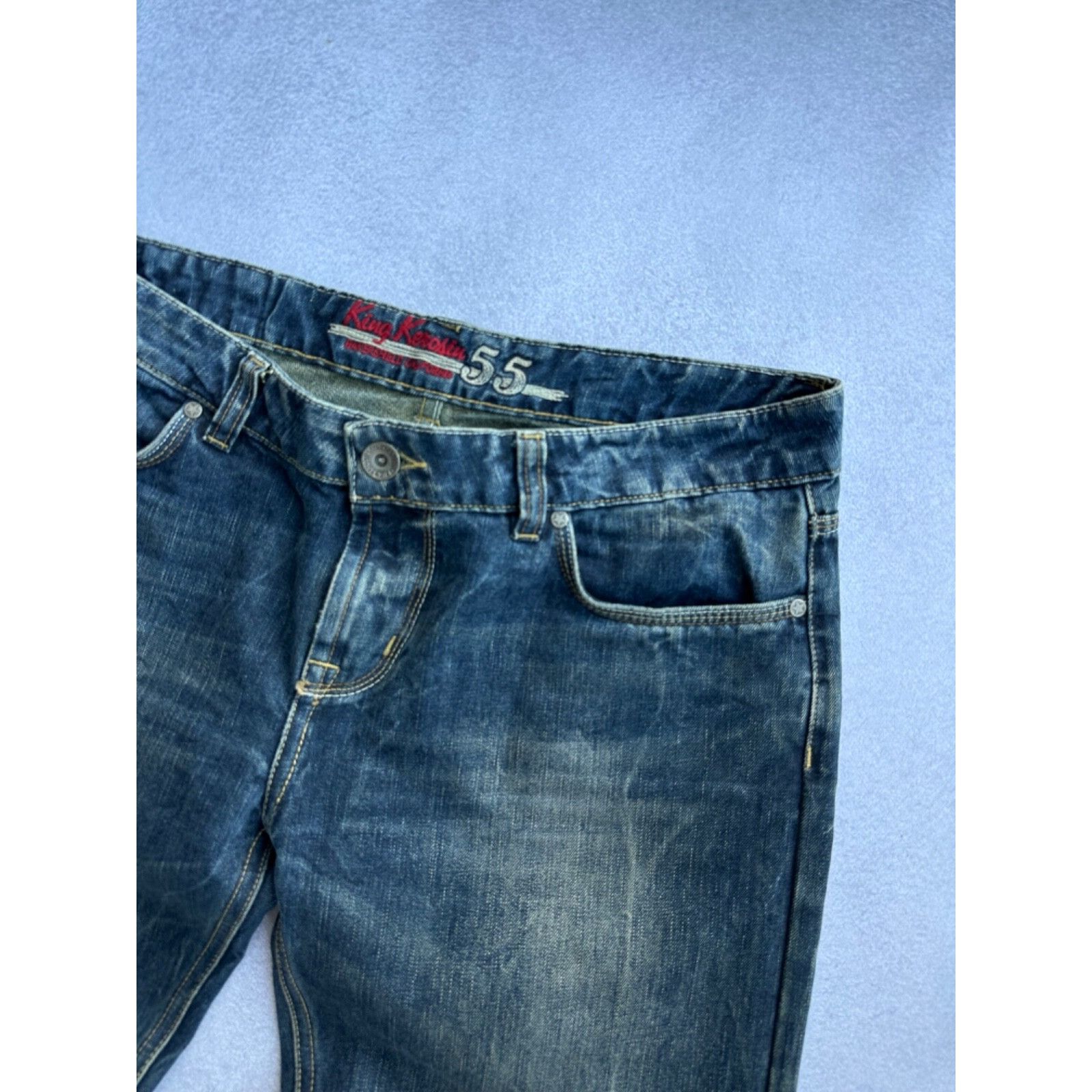 Vintage VTG King Kerosin Moto Japanese Heavy Jeans Size US 36 / EU 52 - 6 Thumbnail